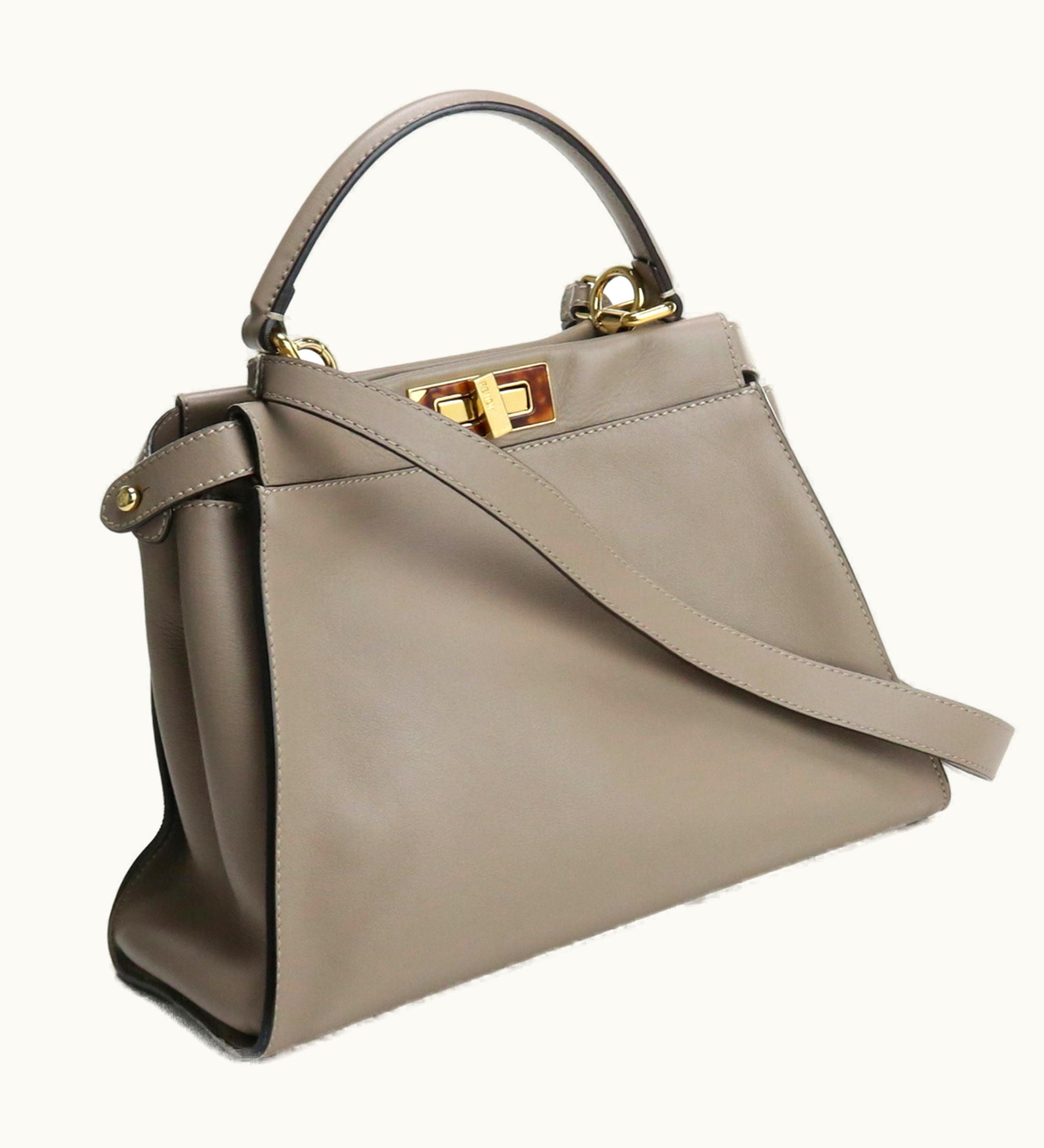 Fendi Fendi Peekaboo Medium 8Bn290 3Zl Handbag Leather Ladies