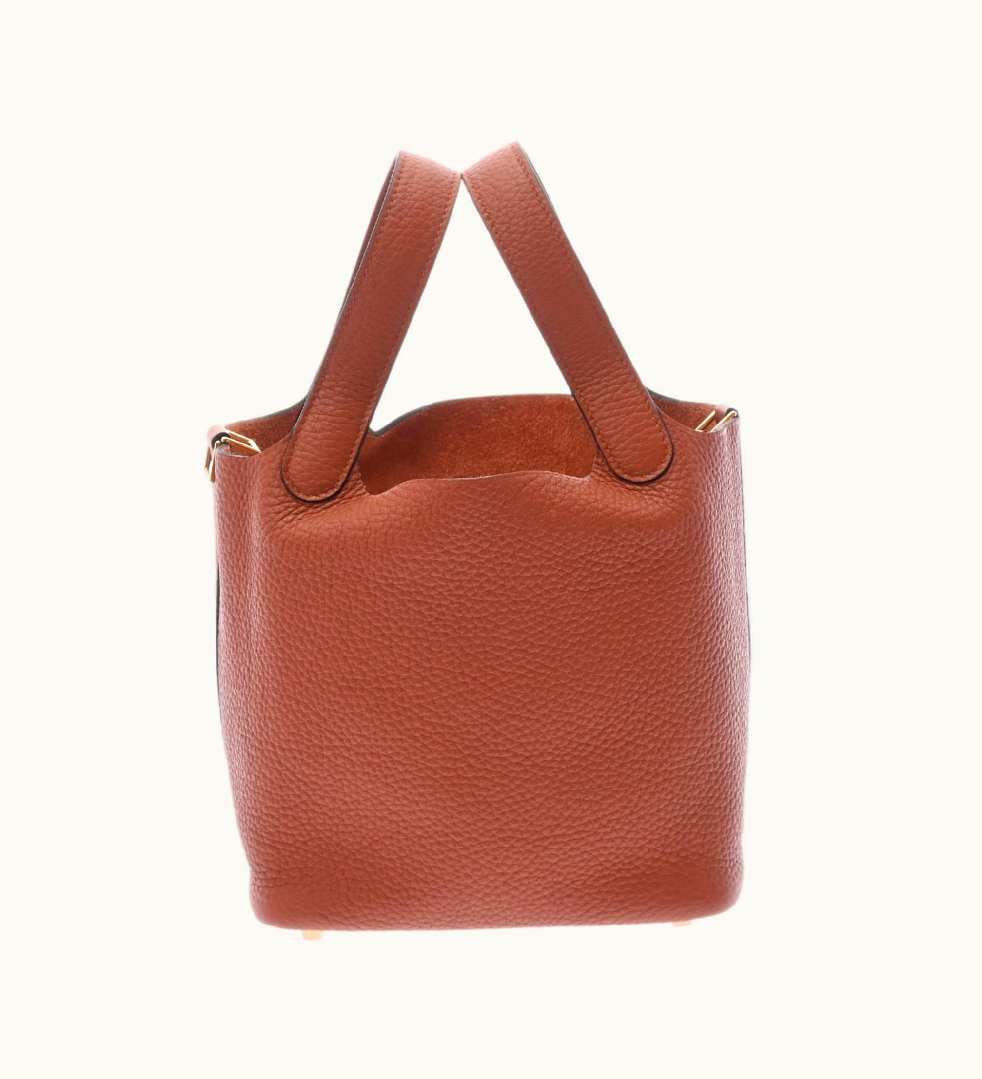 Hermès Hermès Picotin Lock PM Cuible U Engraved [Around 2022] Women's Taurillon Clemence Handbag