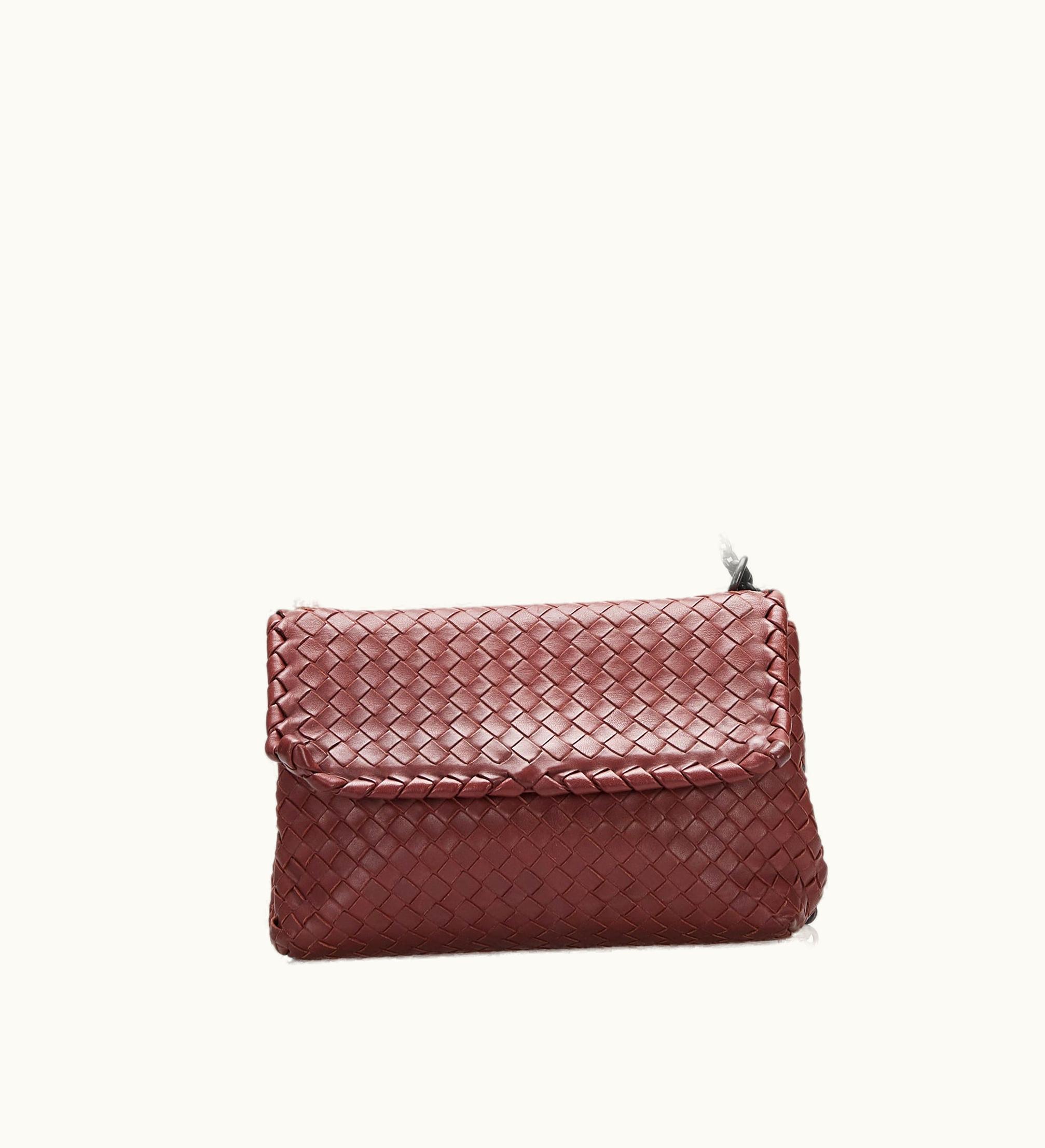 Bottega Veneta Bottega Veneta Intrecciato Olimpia Red
