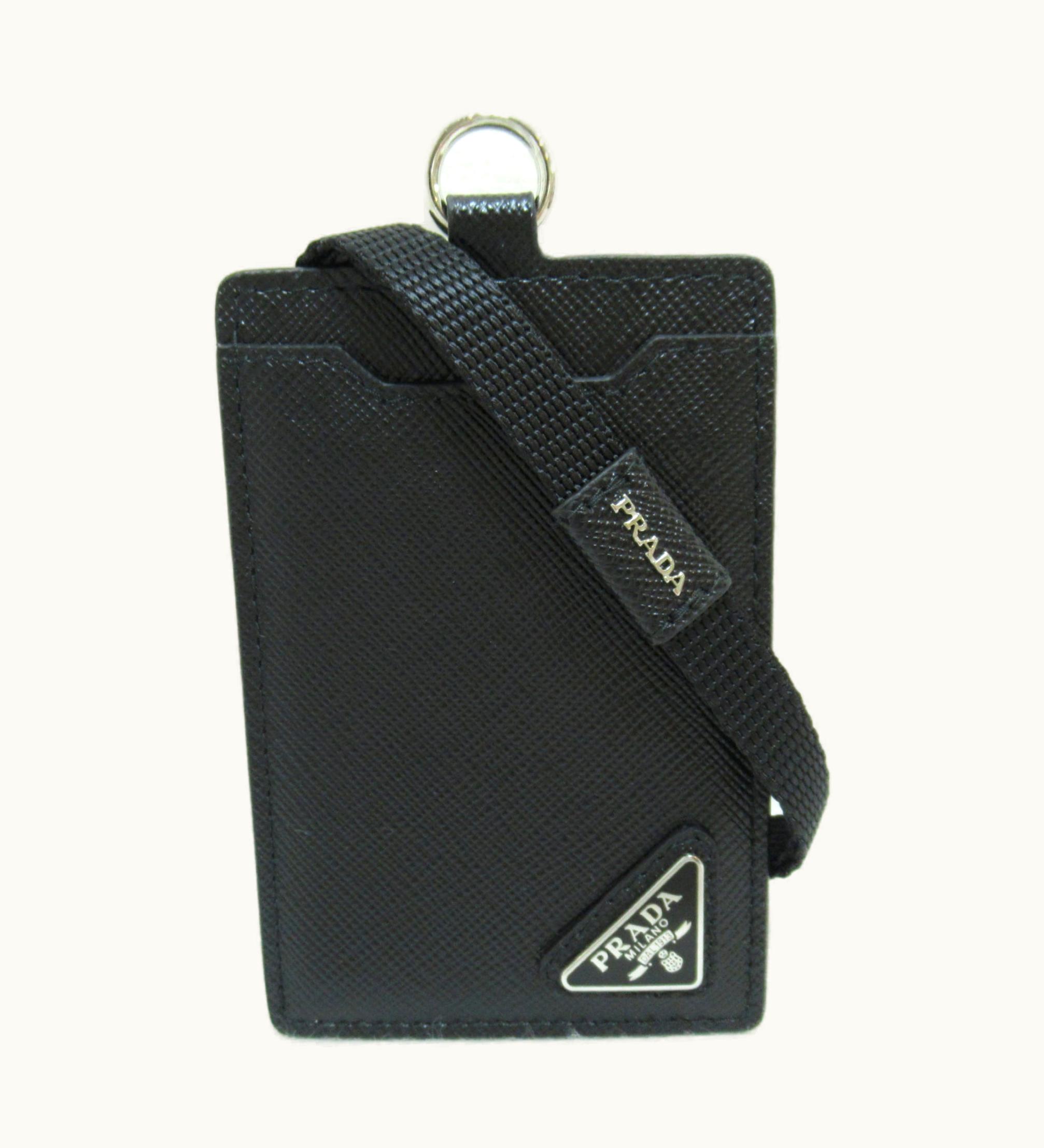 Prada Prada Card Case Black Leather Safiano 2Mc016Qhhf0002