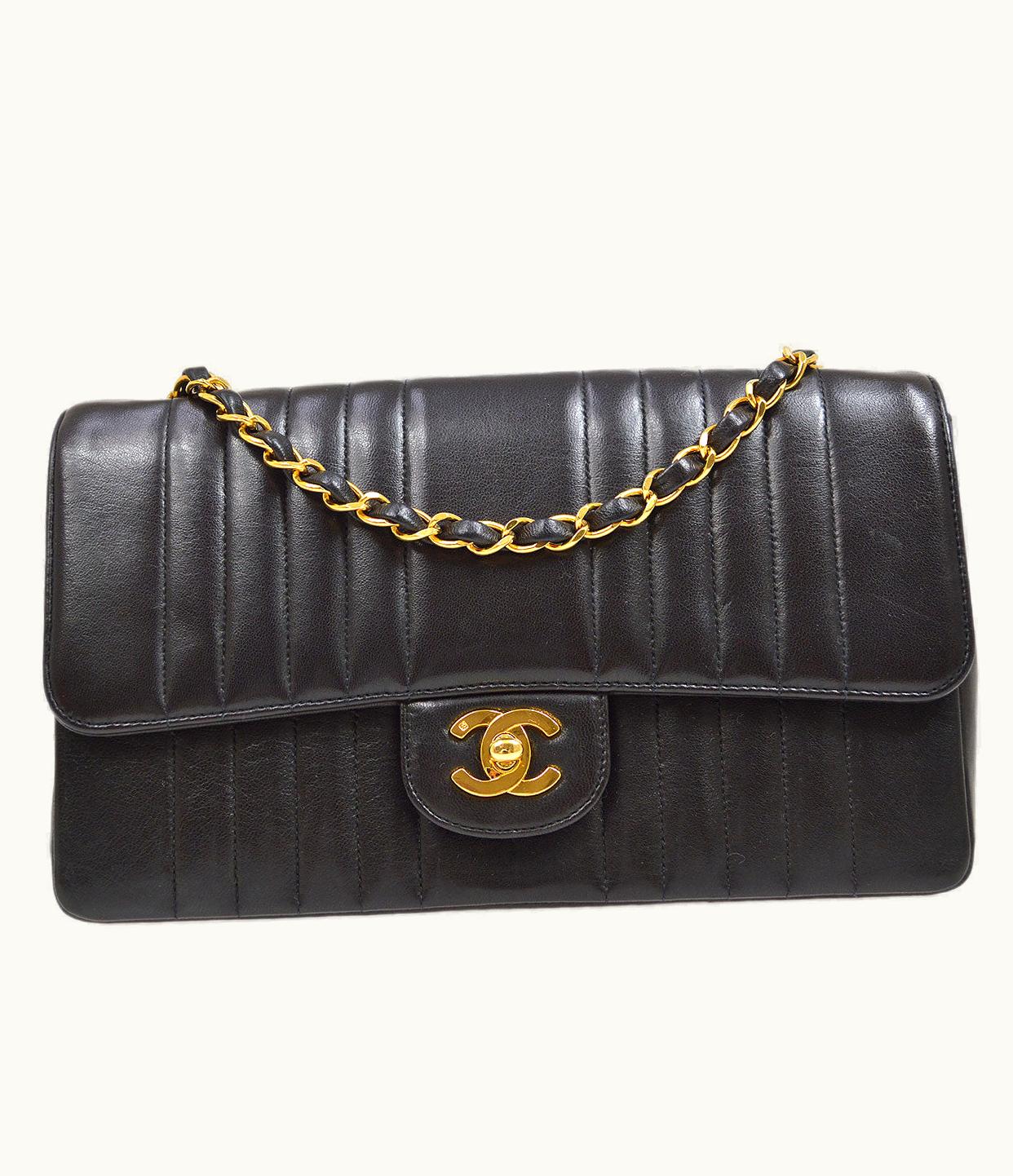 Chanel Chanel 1991-1994 Vertical Classic Single Flap Medium 55181