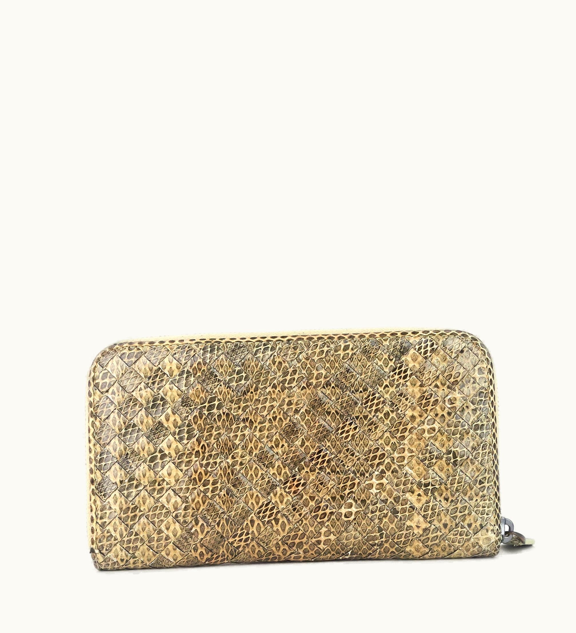 Bottega Veneta Bottega Veneta Intrecciato Ayer Nappa Zip Around Wallet