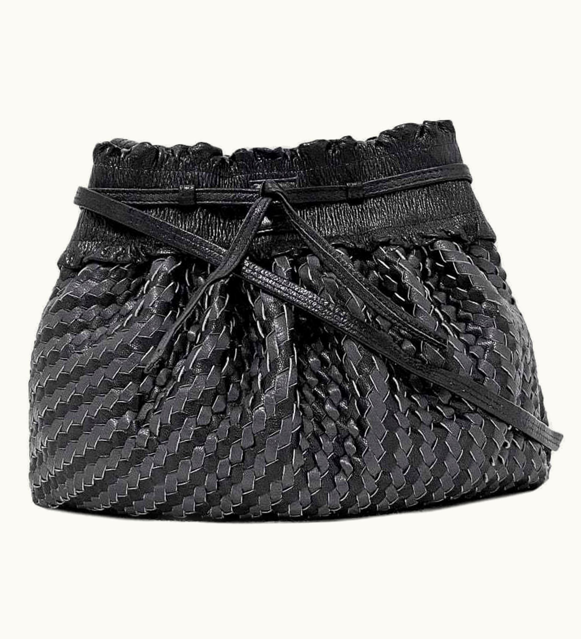 Fendi Fendi Shoulder Bag Black Gray Leather