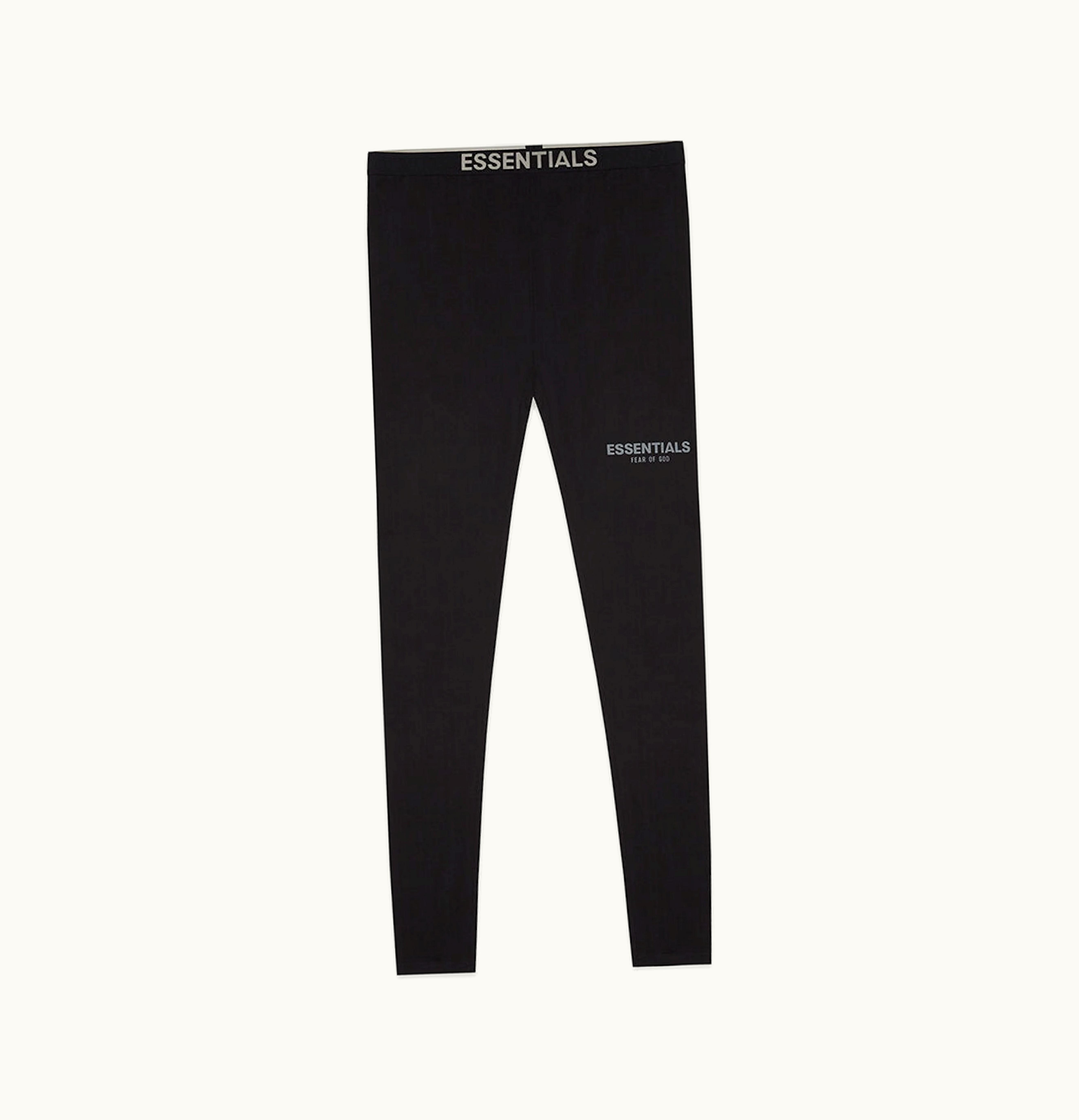 FEAR OF GOD FEAR OF GOD ESSENTIALS Leggings Dark Slate Stretch Limo Black