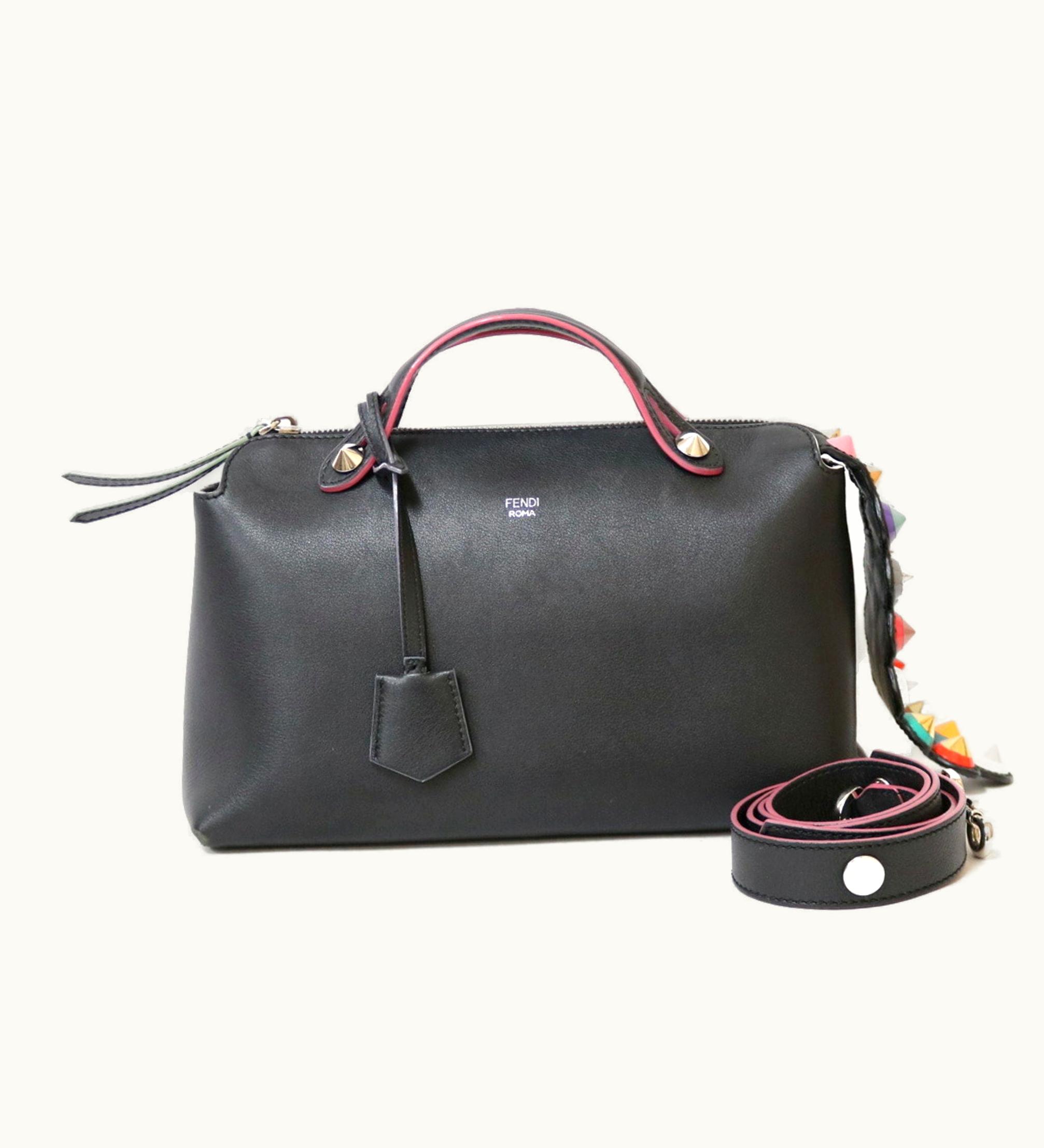 Fendi Fendi Shoulder Bag By The Way Black Women's Leather