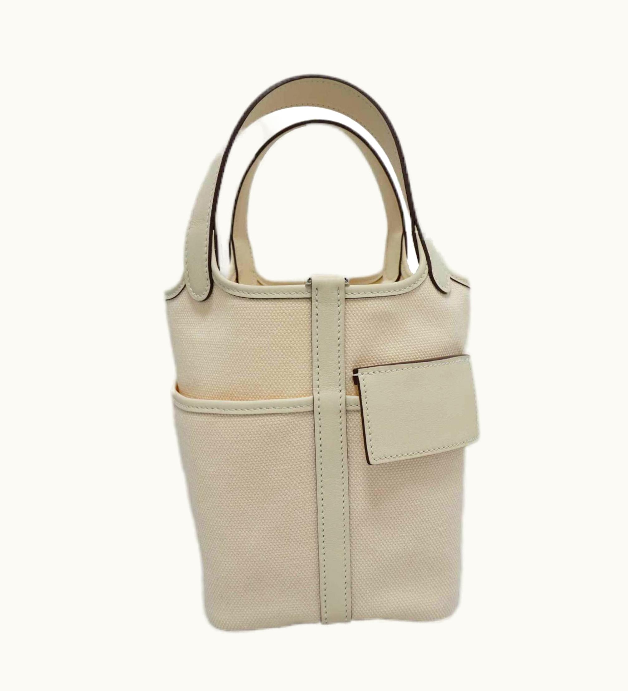 Hermès Hermès Picotin Cargo PM Handbag Tote Bag Nata Toilego Elan/Swift U Stamp Women's Men's