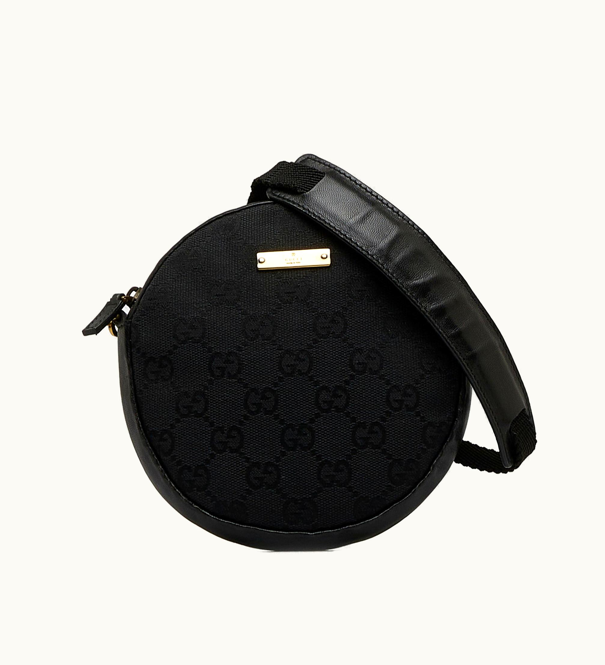 Gucci Gucci GG Canvas Round Crossbody Bag