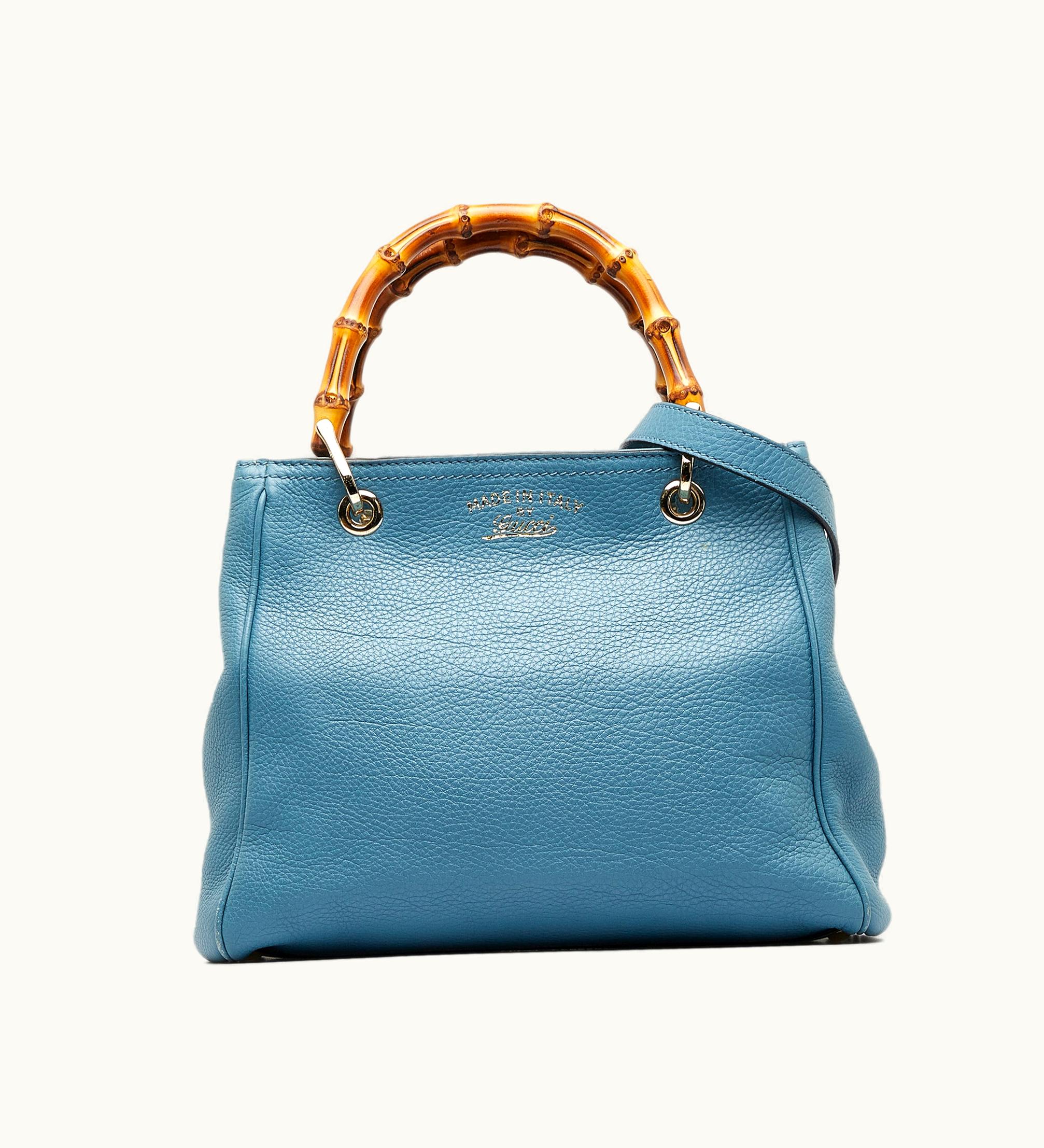 Gucci GUCCI Small Bamboo Shopper Satchel in Black