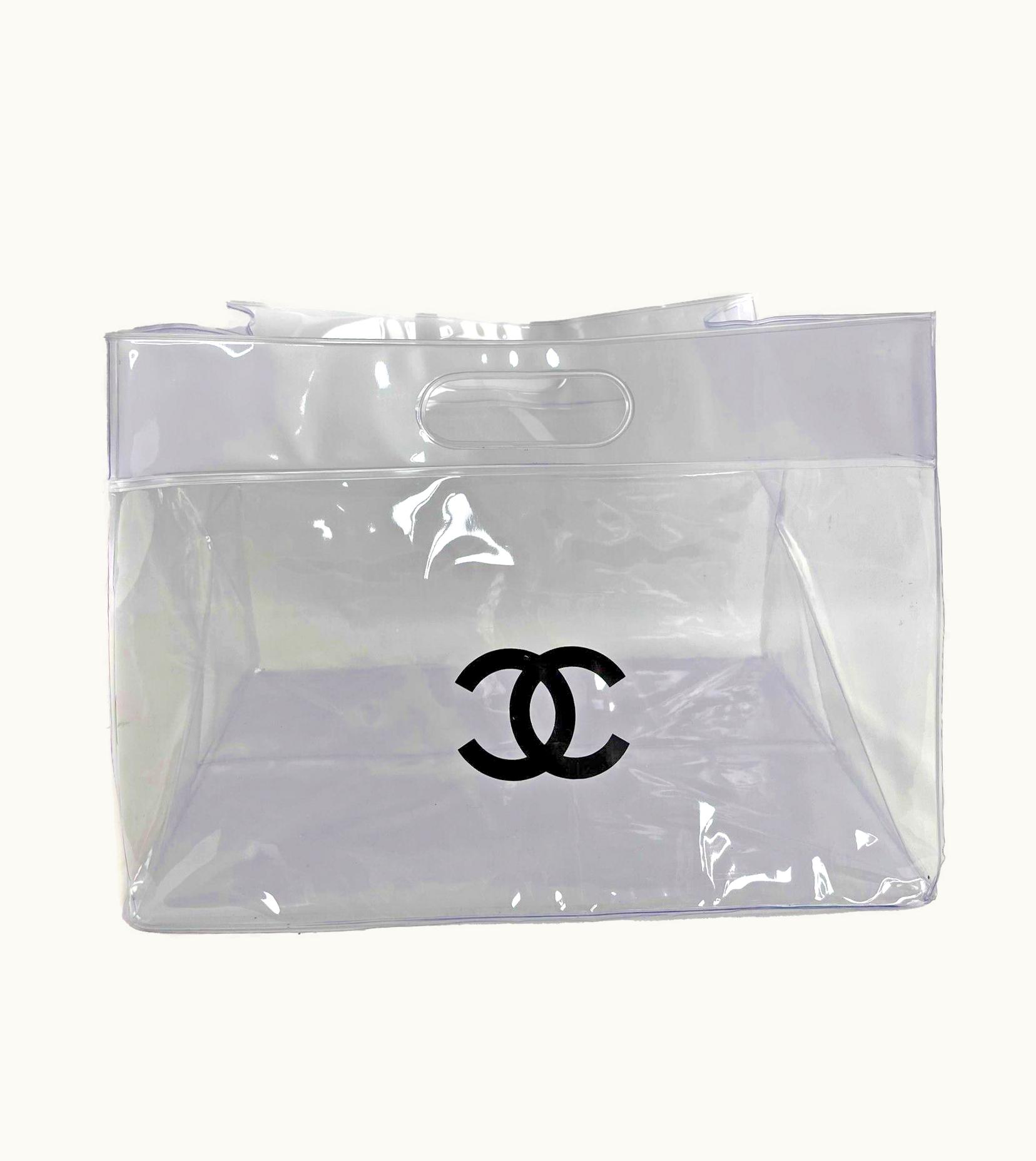 Chanel Chanel Pvc Shopping Clear CC Tote Rare