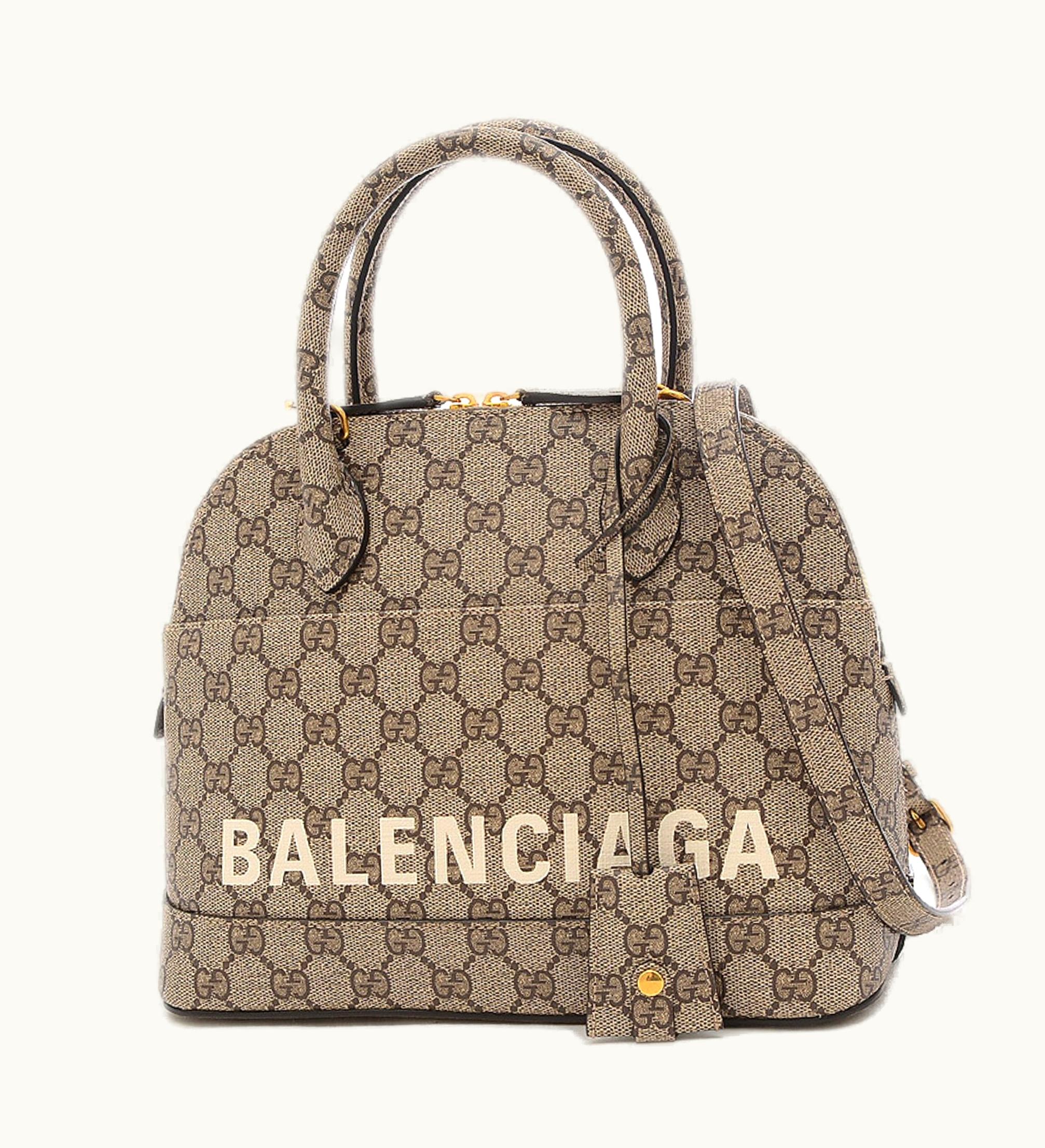 Gucci Gucci Balenciaga Collaboration Zahacker Ville 2Way Bag Beige 681699