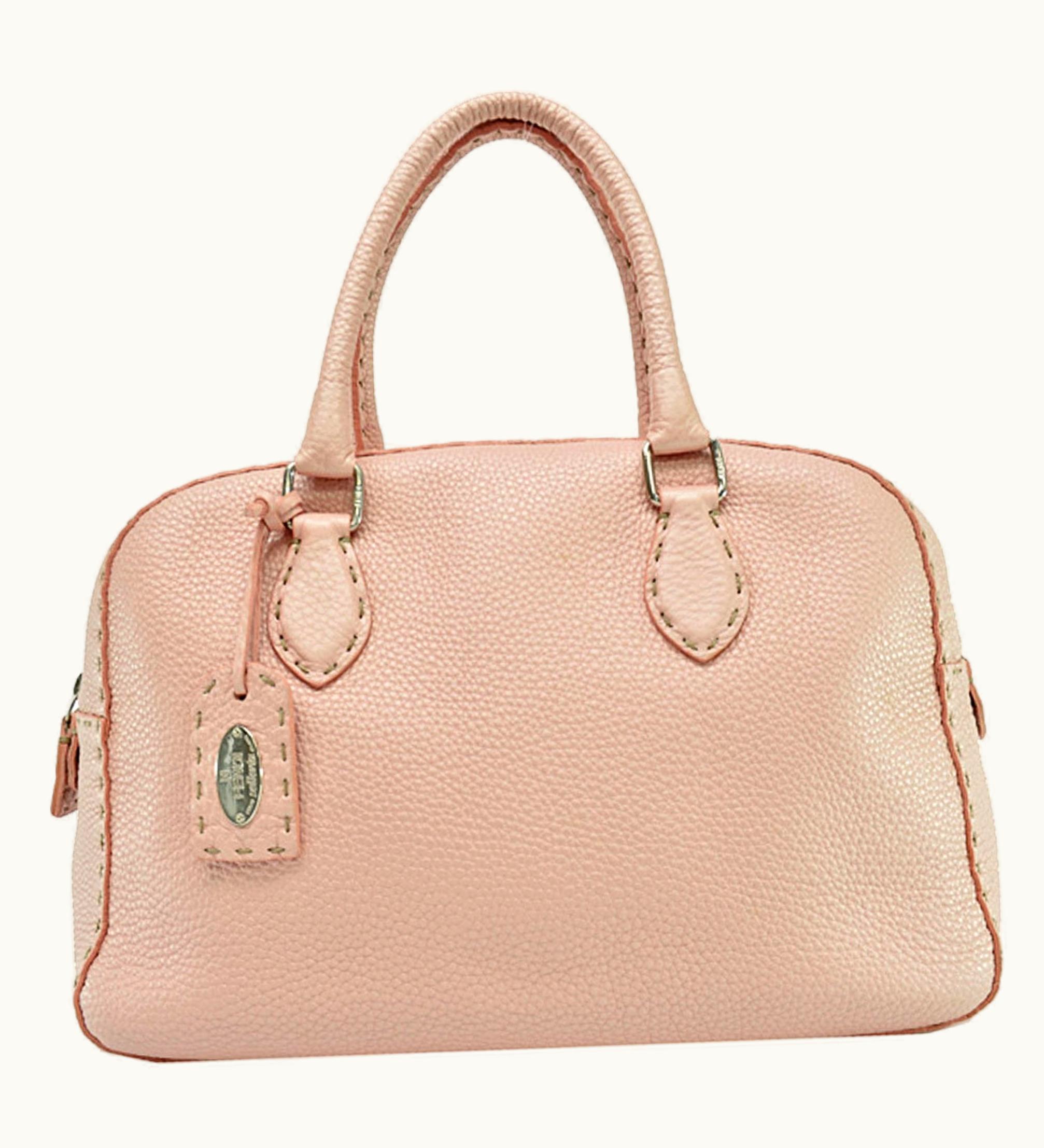 Fendi Fendi Bag Celeria Pink Leather Handbag Ladies 2454-8Bm24-Ndu-058
