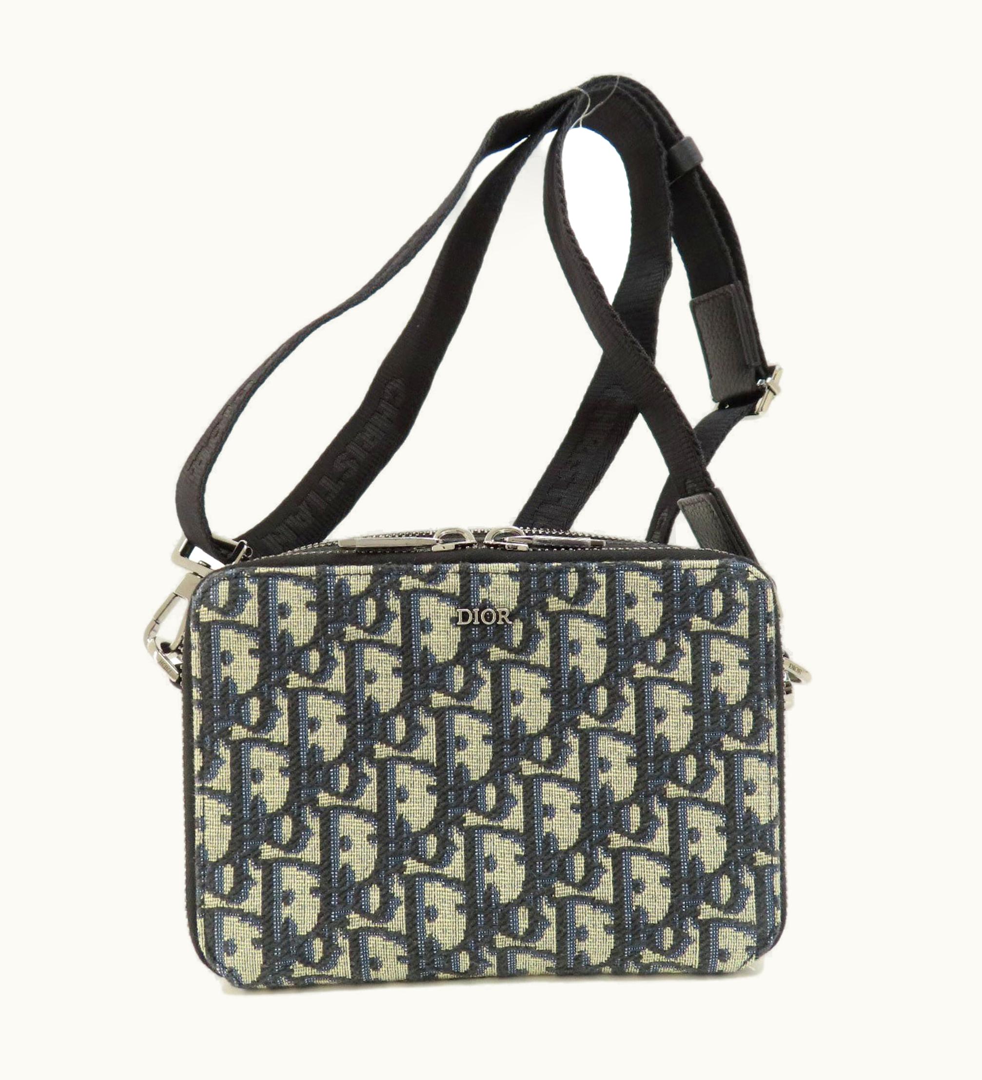 Dior Dior Christian Dior Trotter Shoulder Bag Canvas Women's