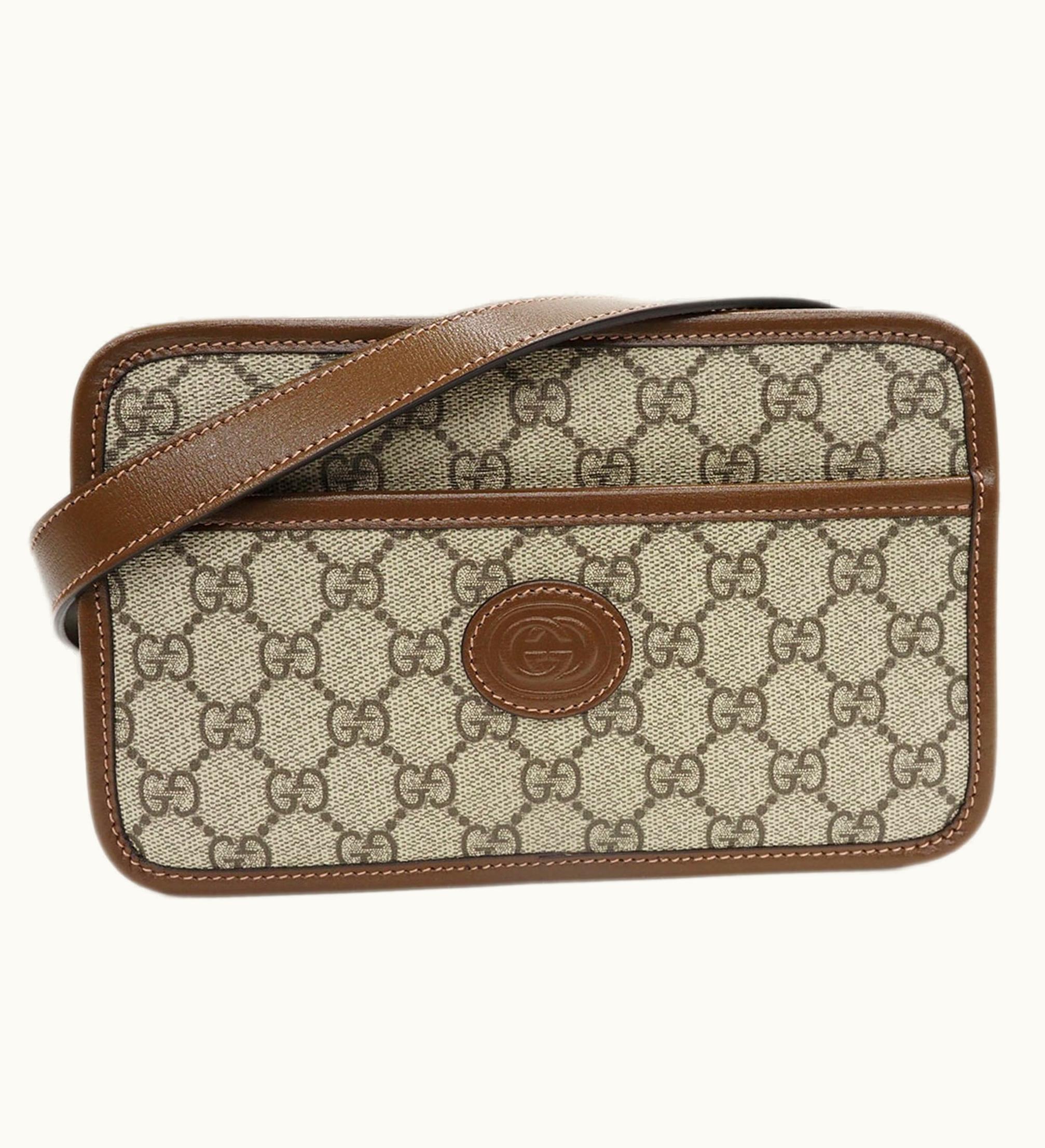Gucci Gucci Interlocking GG Supreme Shoulder Bag 658572 Women's