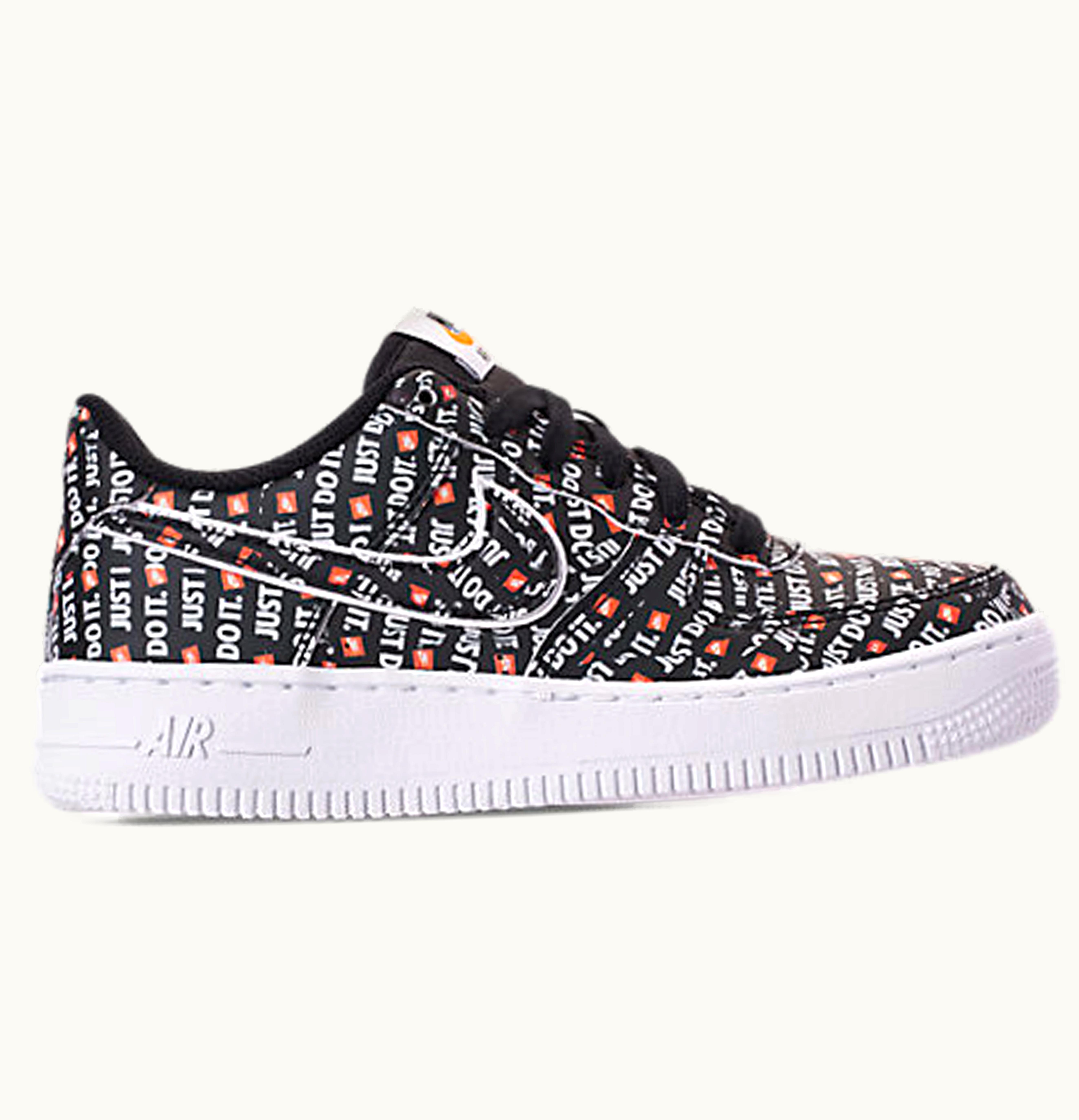 Nike Nike Air Force 1 Low Just Do It Pack Black GS