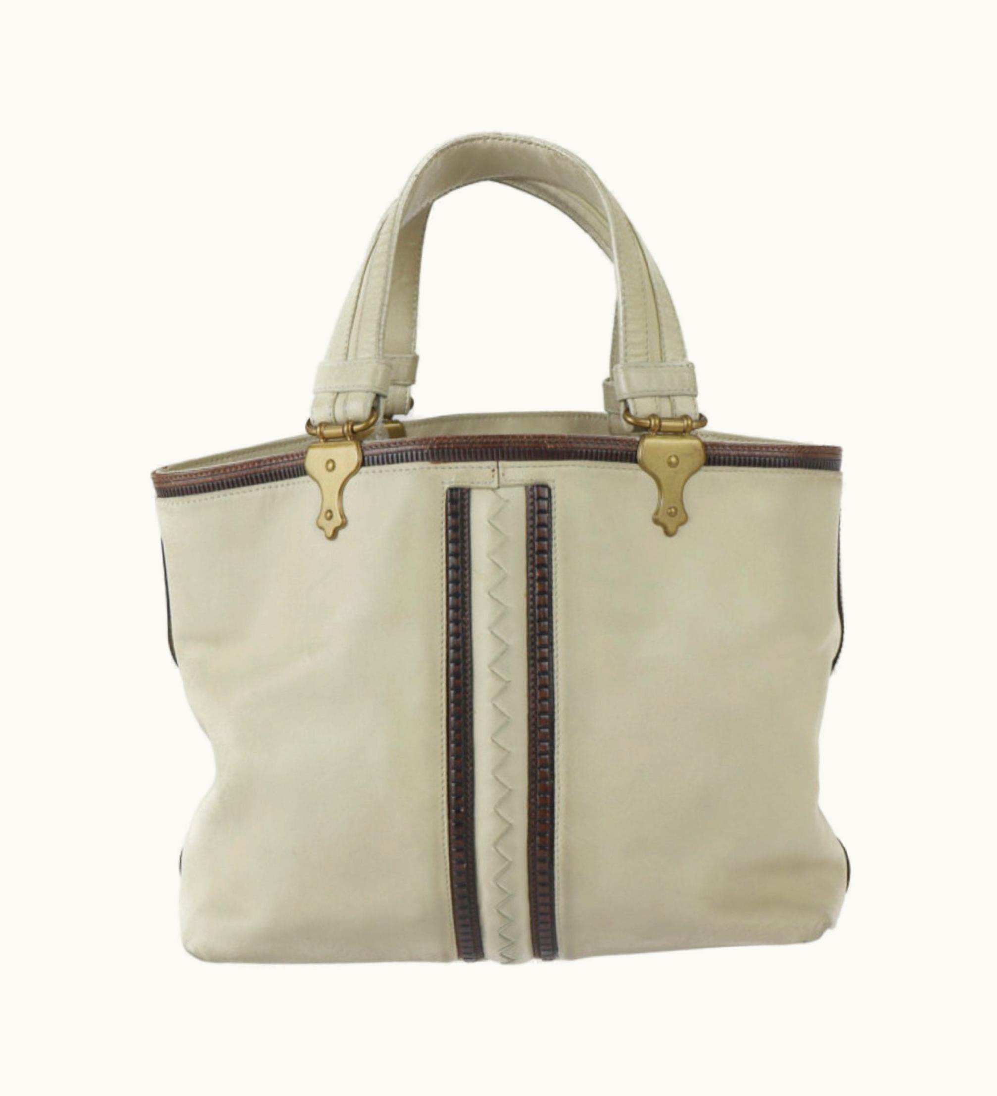 Bottega Veneta Bottega Veneta 162208 Leather Tote Bag Black