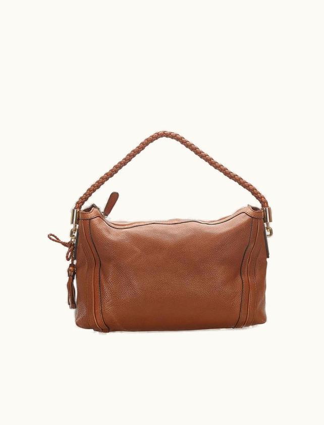 Gucci Gucci Brown Calf Leather Bella Shoulder Bag Italy
