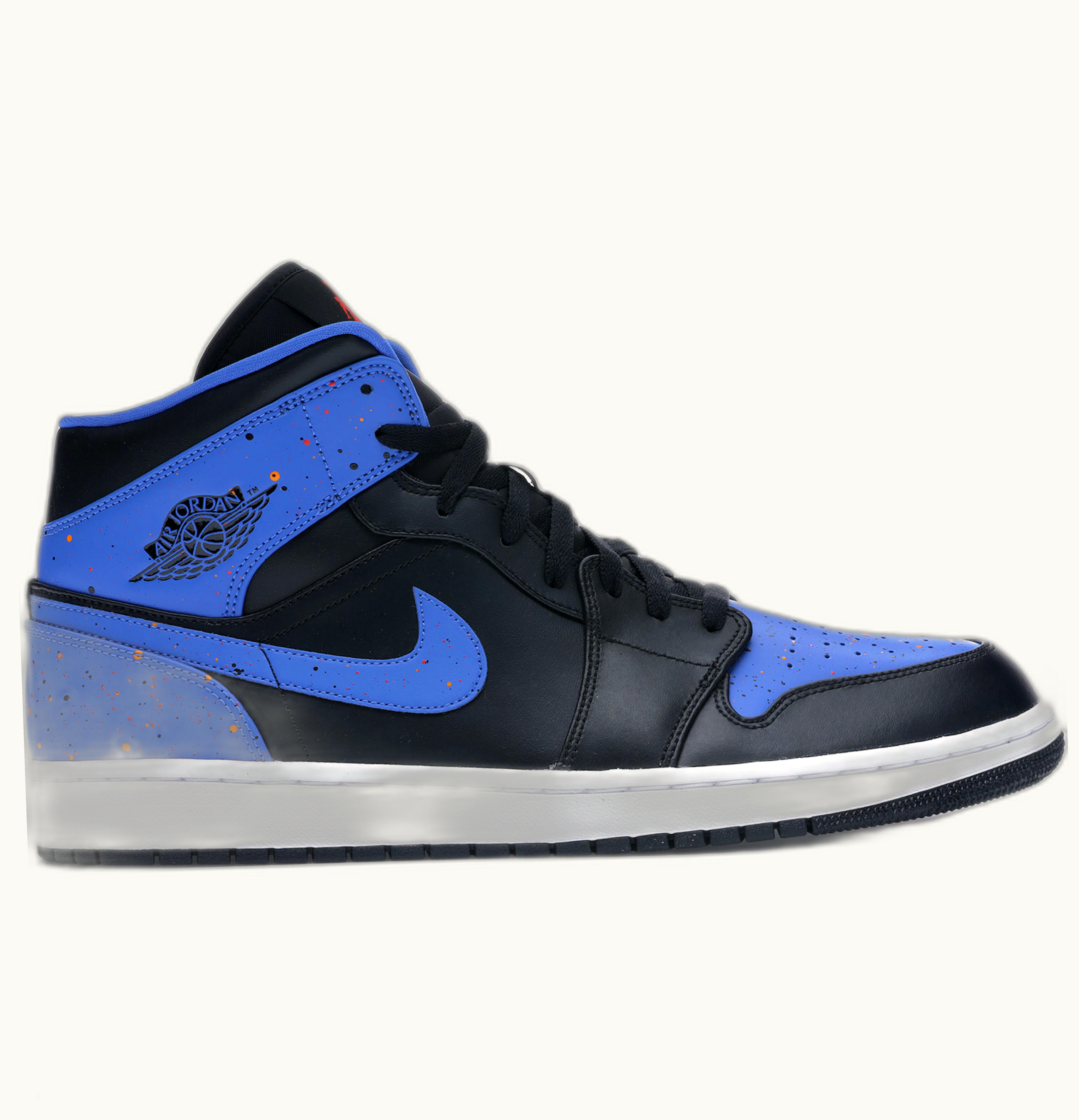 Jordan Air Jordan 1 Mid Royal Paint Splatter