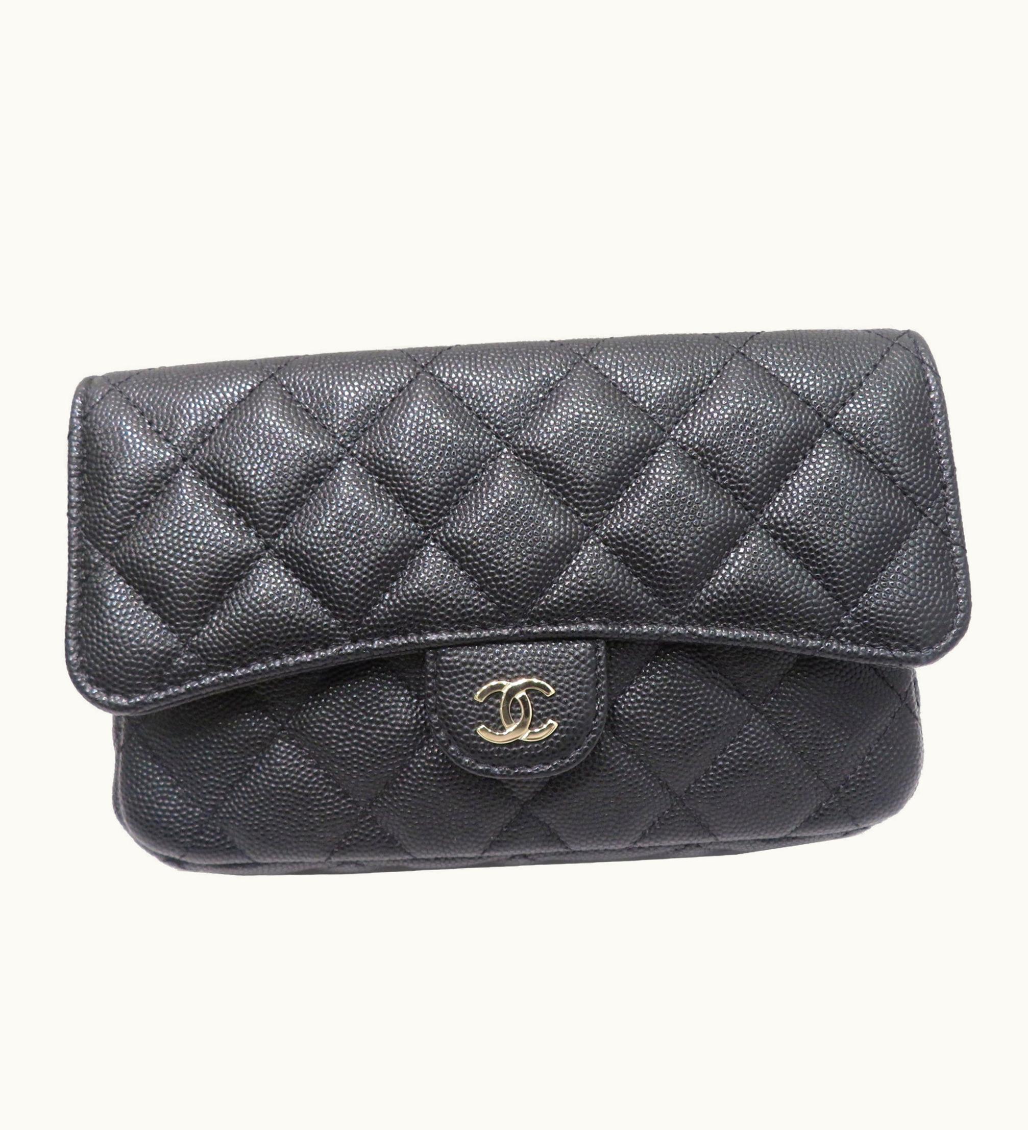 Chanel Chanel Chain Ap2096 Shoulder Bag Black Sg Hardware Caviar Skin Ladies