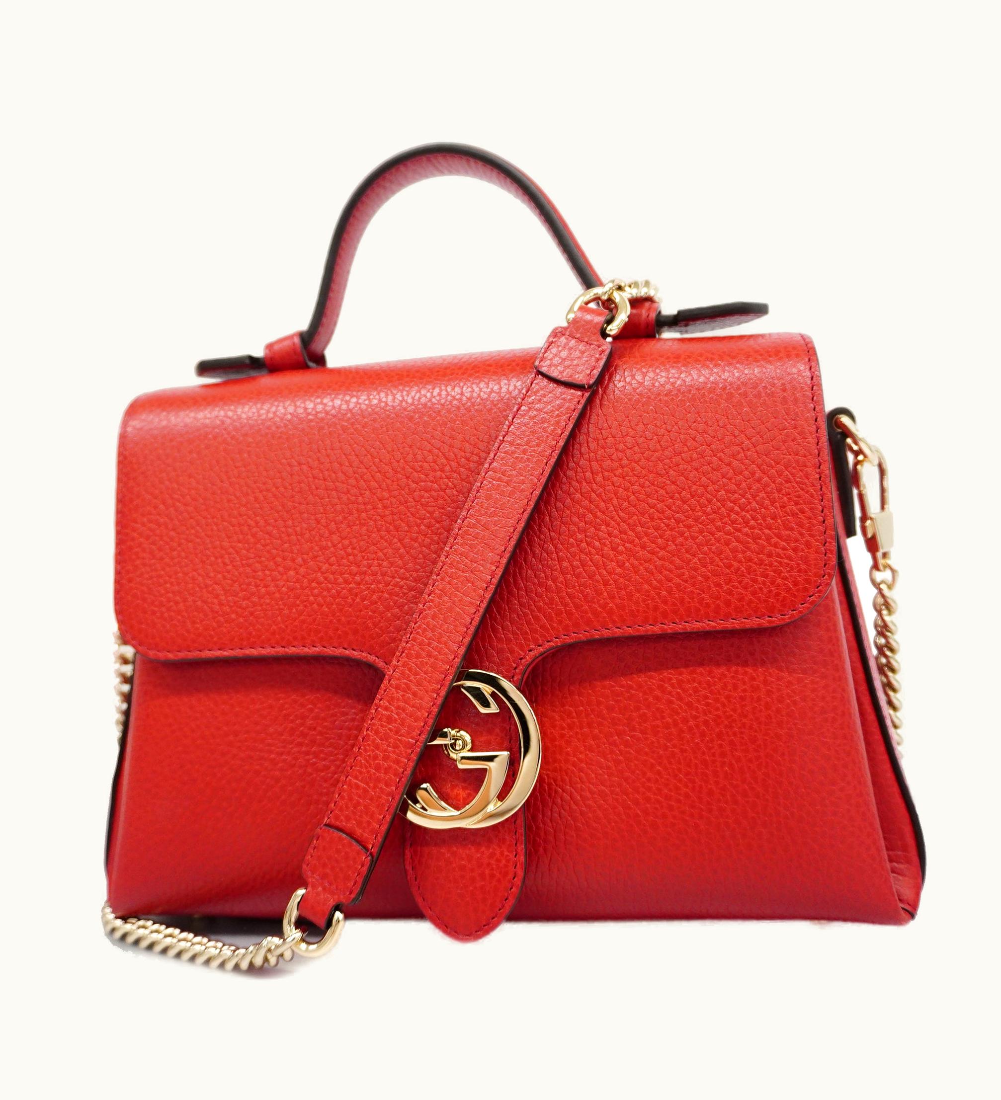 Gucci Gucci 2Way Bag Interlocking G 2Way Bag Interlocking G 510302 Women's Leathe