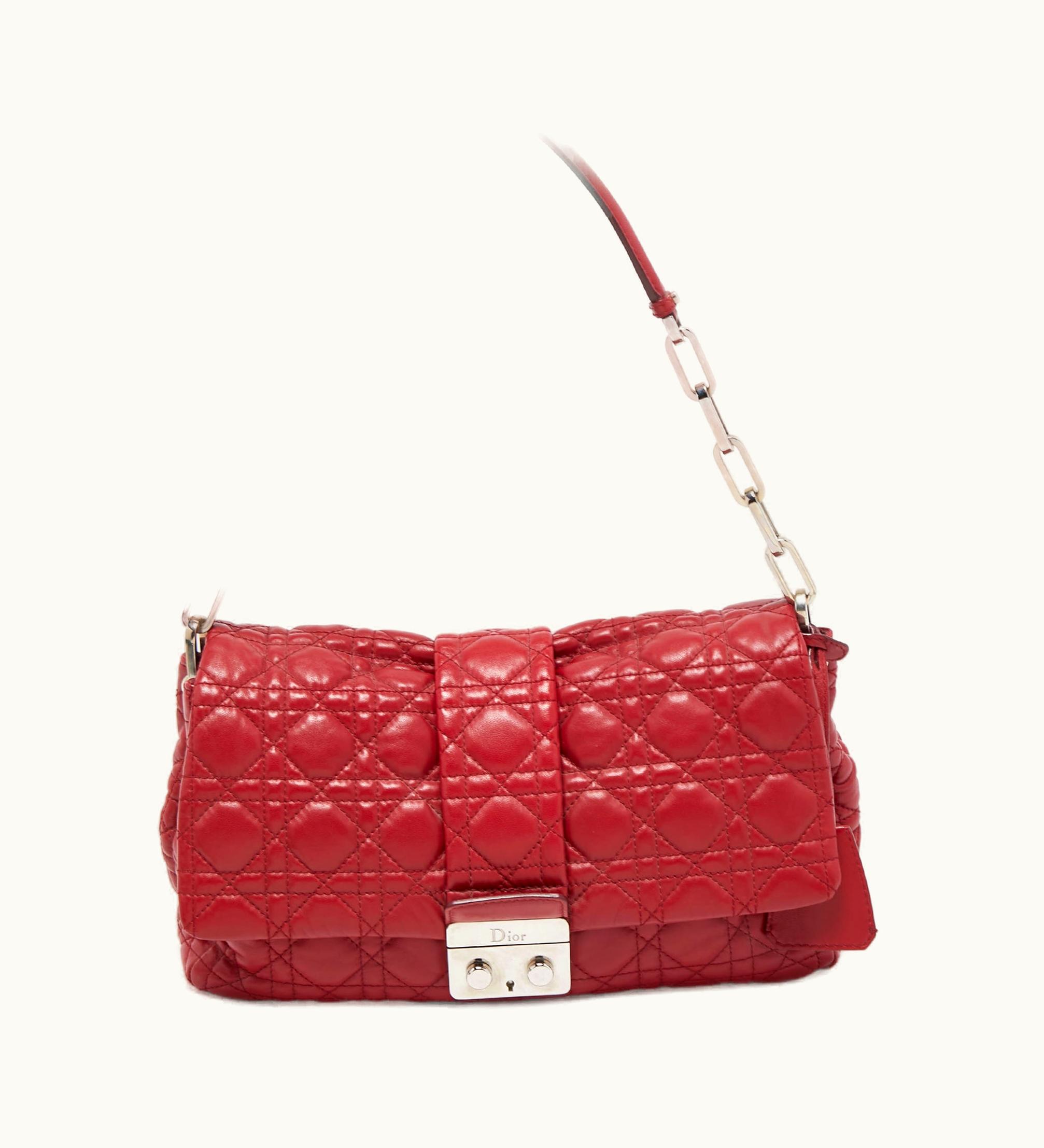 Dior Dior Red Cannage Leather Miss