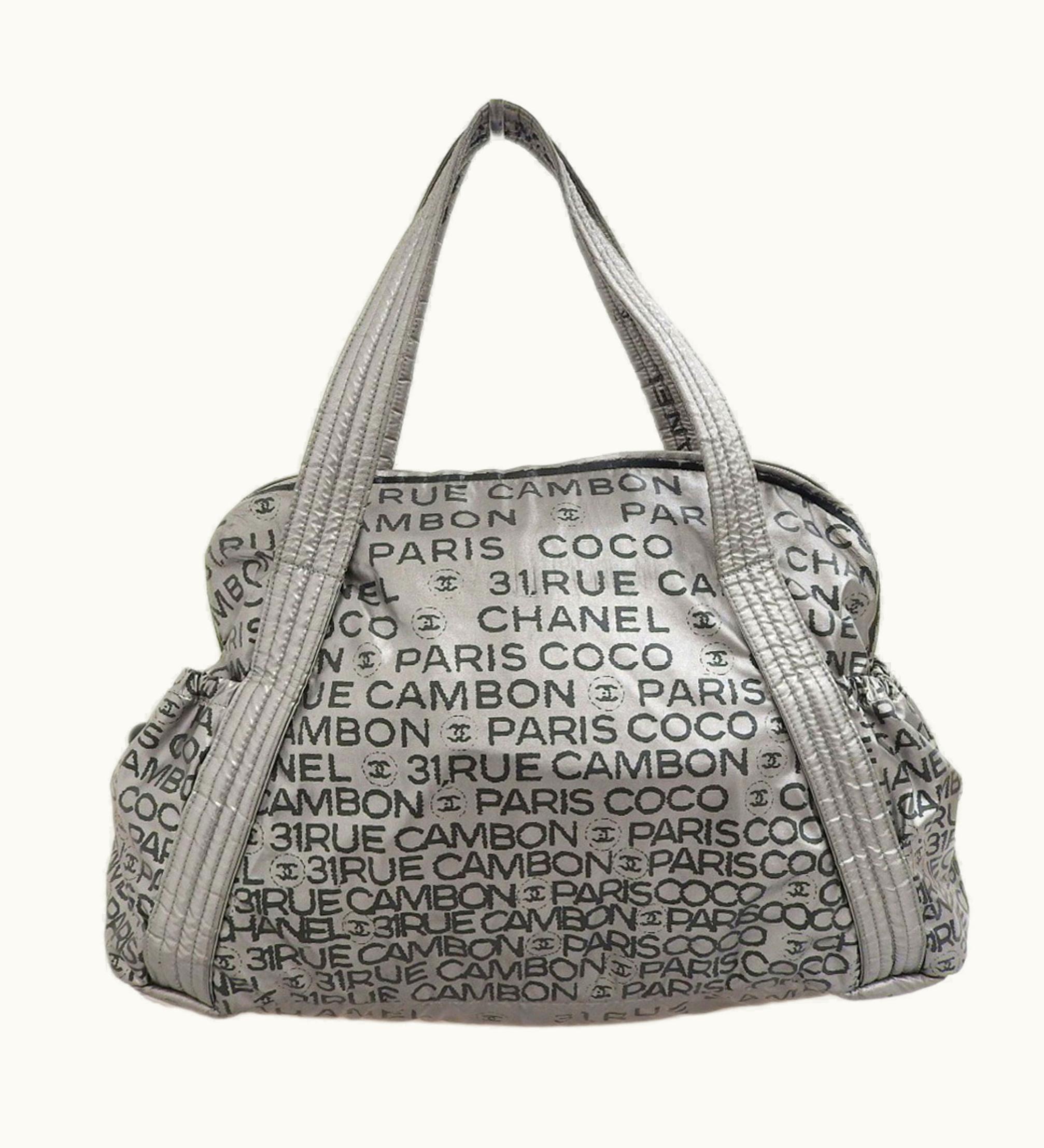 Chanel Chanel Unlimited Handbag Shoulder Bag Tote Silver With Seal 1
