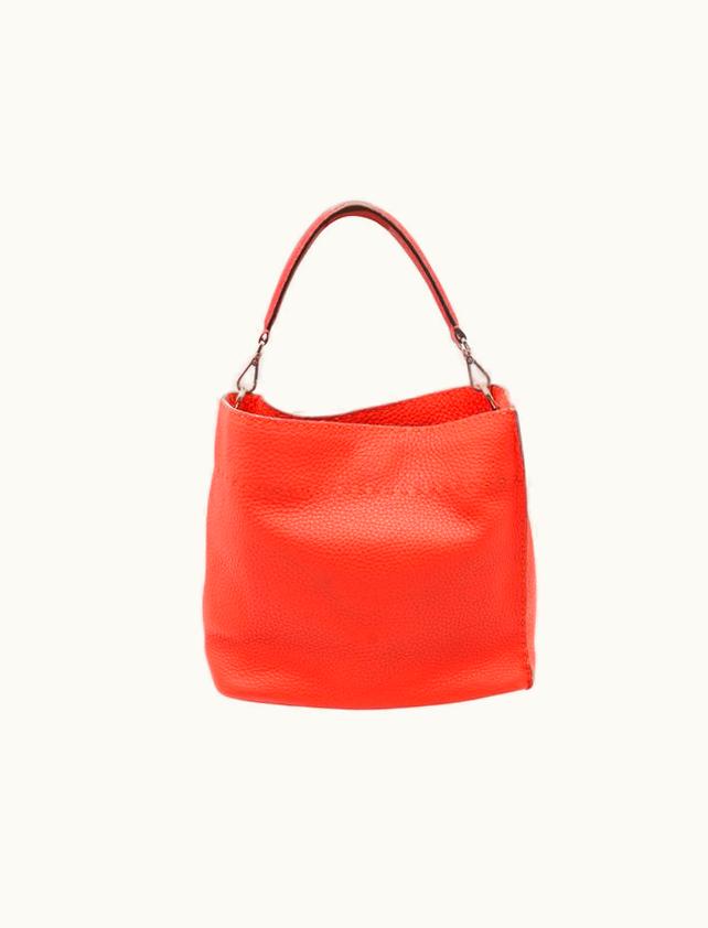 Fendi Fendi Orange Selleria Anna Bucket Bag