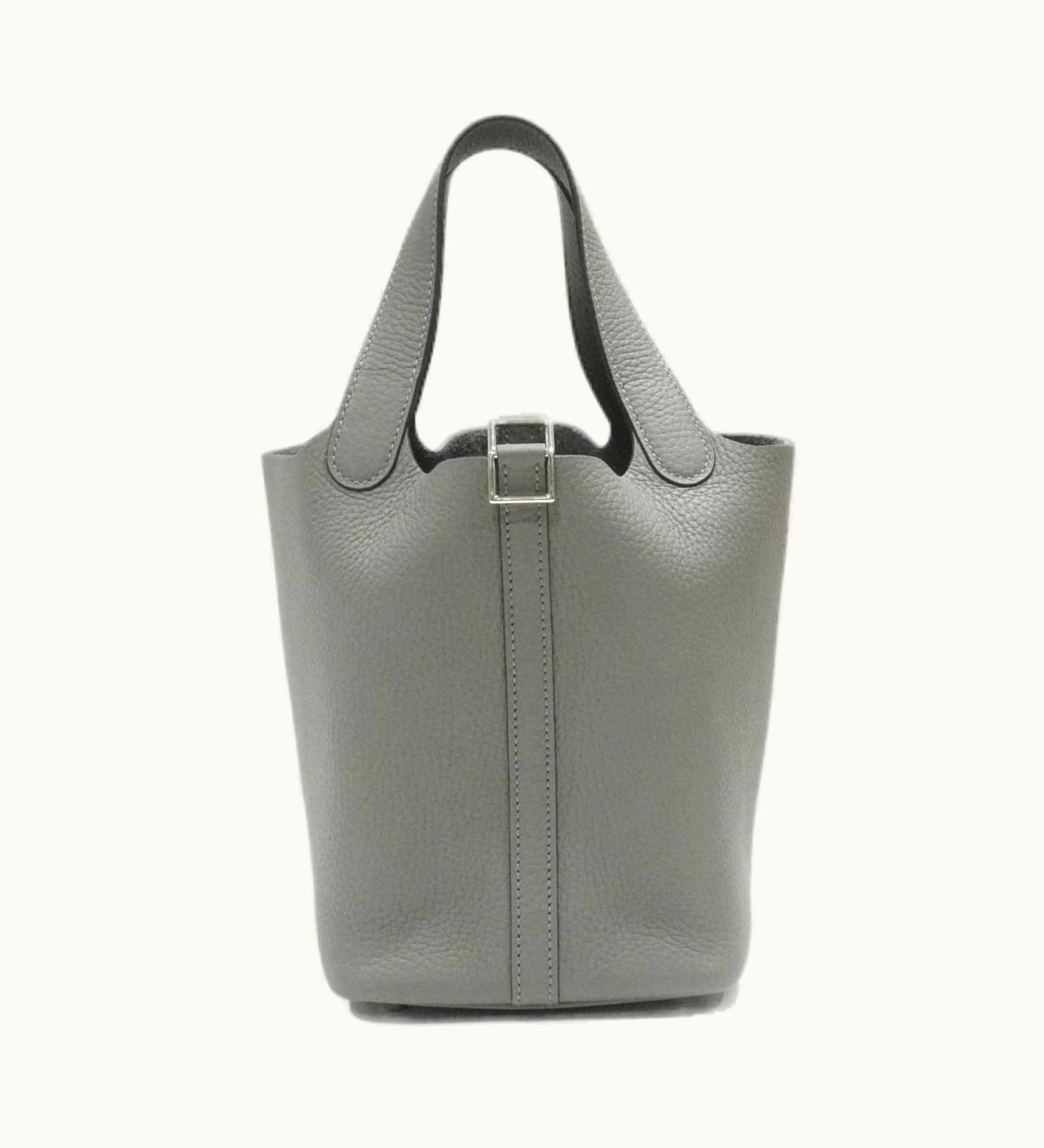 Hermès Hermès Picotin Lock PM Handbag Grimeyer [Sv Metal Fittings] Taurillon U Engraved Women's Men's