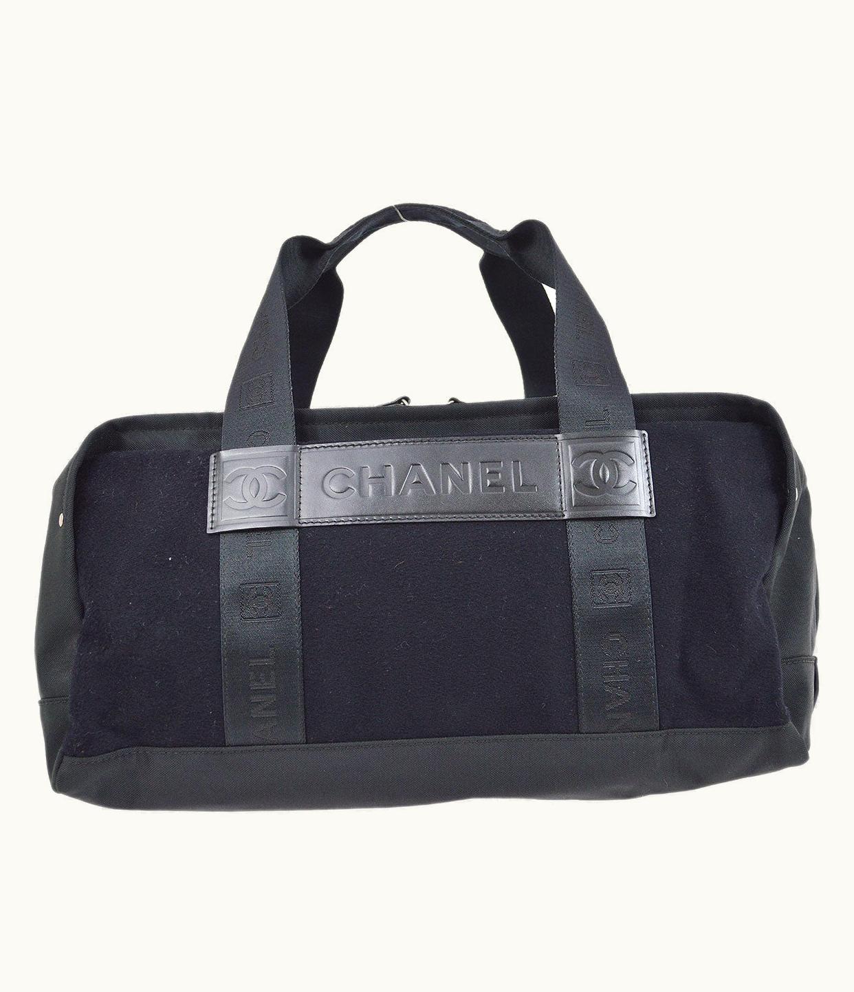 Chanel Chanel 2004-2005 Sport Line Boston 40 Black 01485