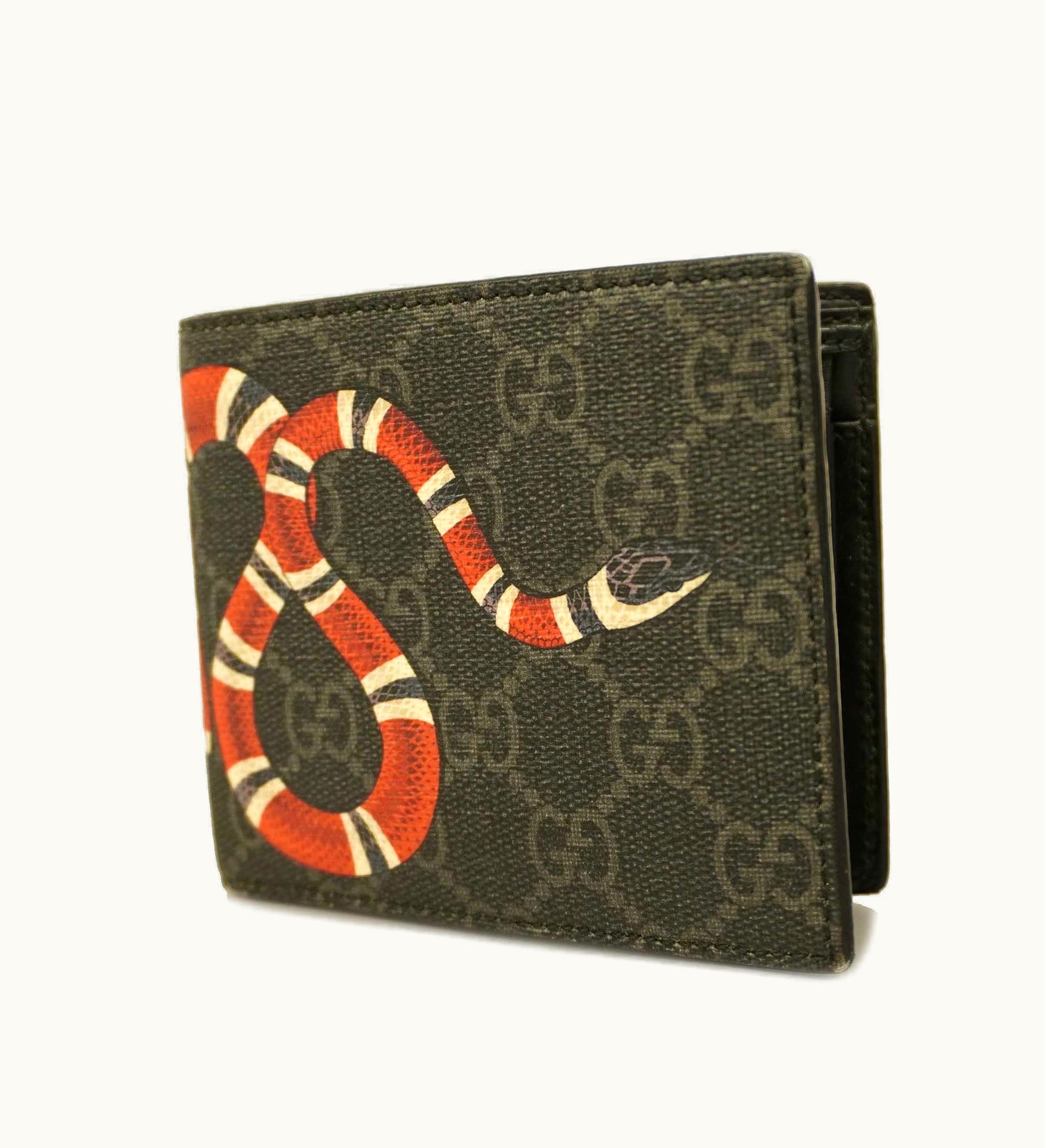 Gucci Gucci GG Supreme Silver Metal Fittings 451266 Women's Leather Black