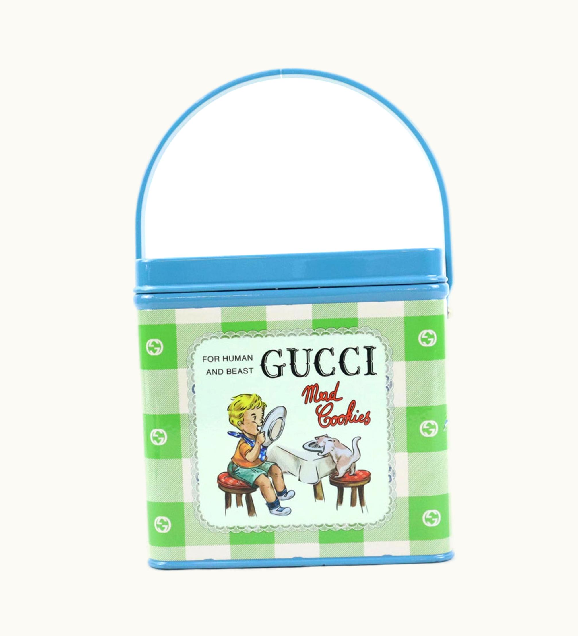 Gucci Gucci Handbag Box Plastic/Enamel Blue X Green Multicolor Unisex 99548A