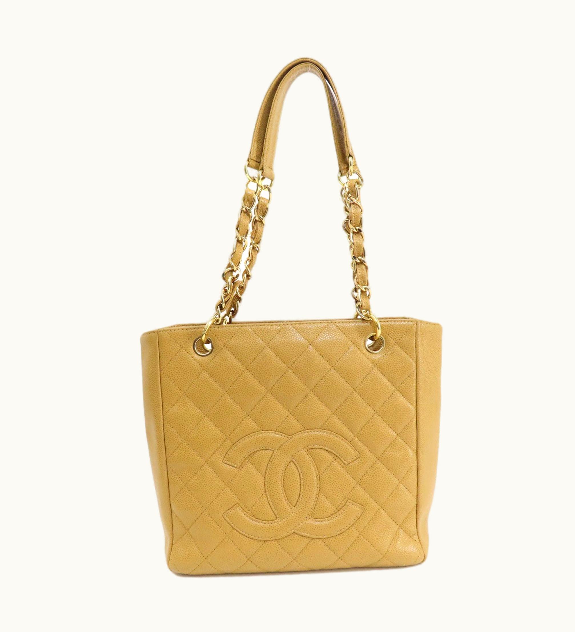 Chanel Chanel Chain Bag Matelasse Tote Caviar Skin Women's