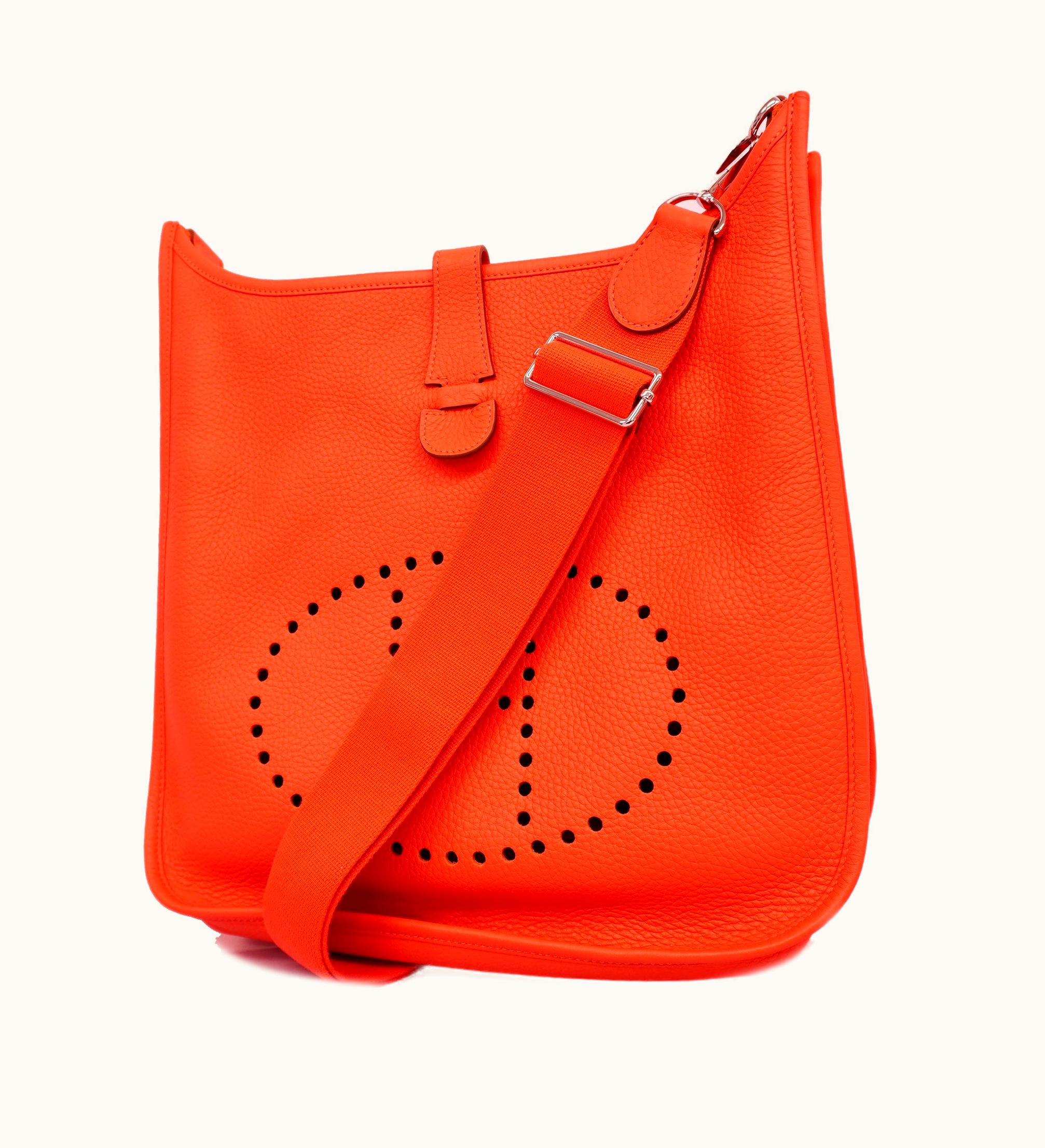 Hermès Hermès Evelyne Evelyne 3 P Stamp Women's Leather Shoulder Bag Rose Jaipur