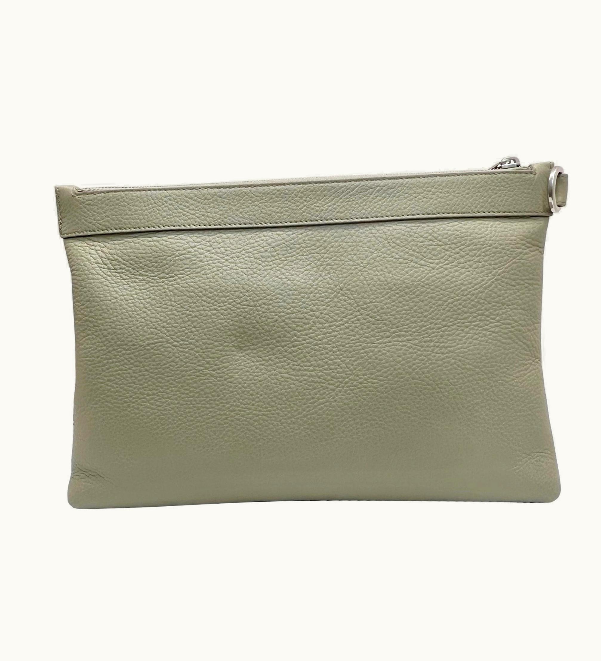 Bottega Veneta Bottega Veneta Bag Clutch Second Leather Document Case 2022Ss 651856 Women's Men's New Green
