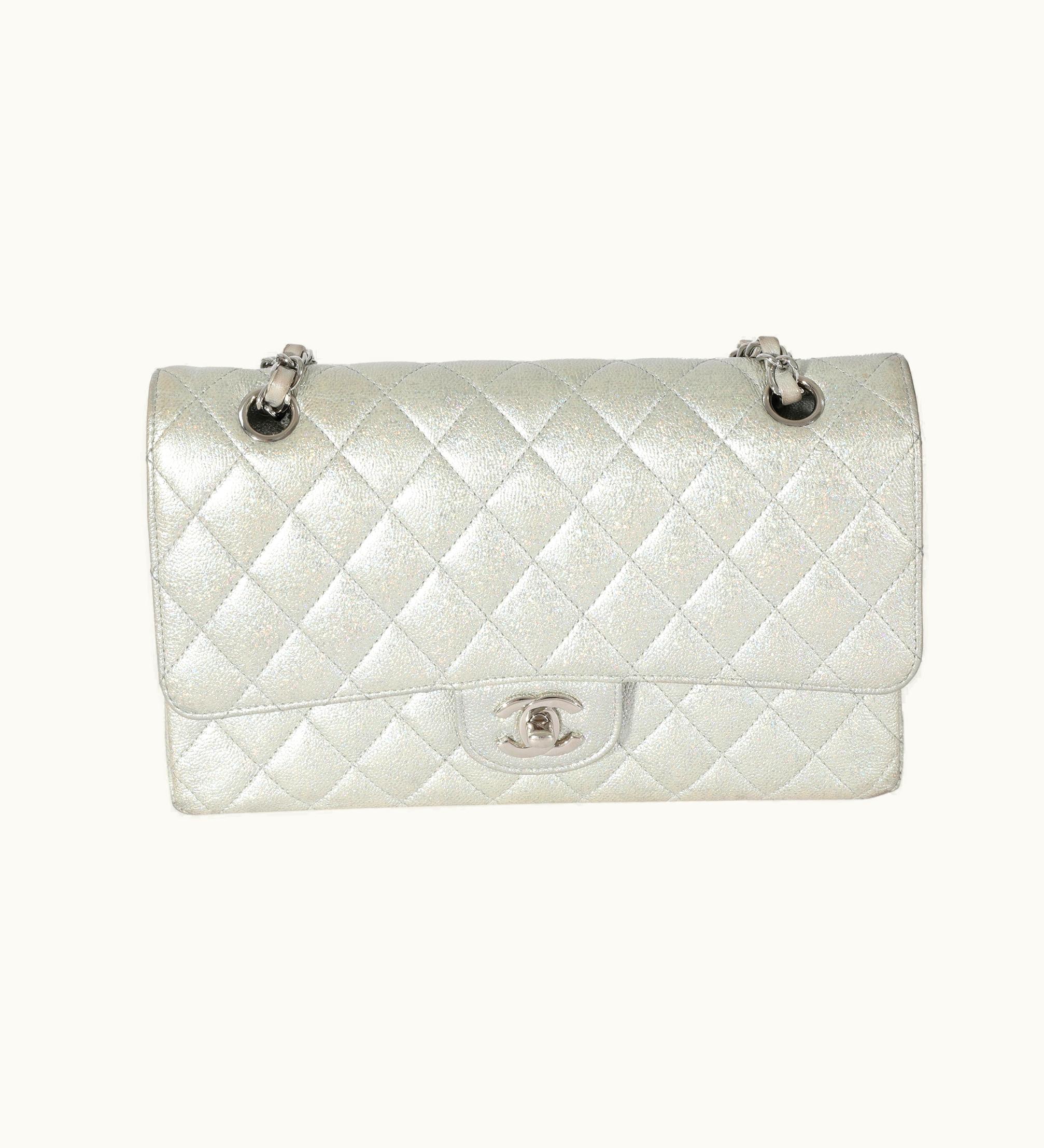 Chanel Chanel 21K Glitter Caviar Medium Classic Double Flap Bag
