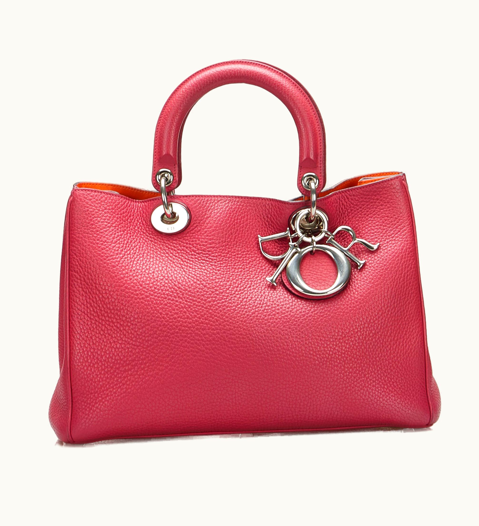 Dior DIOR Issimo Medium Leather Satchel Black