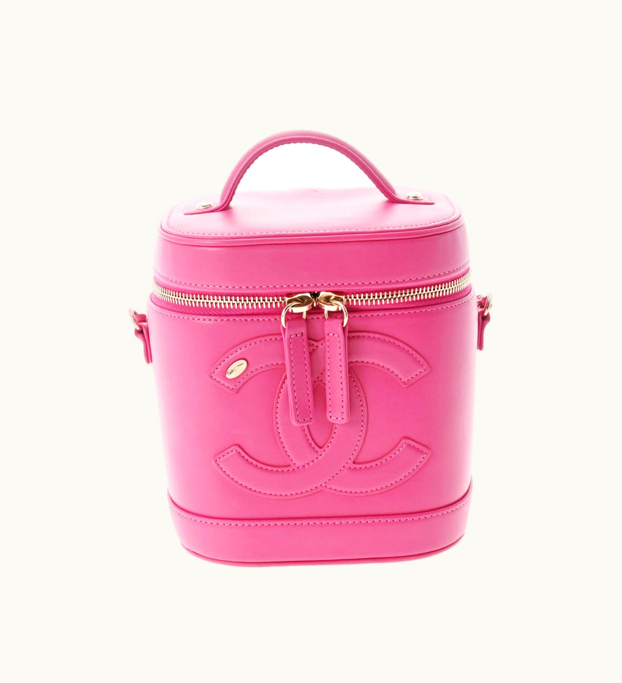 Chanel Chanel Vanity Chain Shoulder Pink As0323 Ladies Lambskin Bag