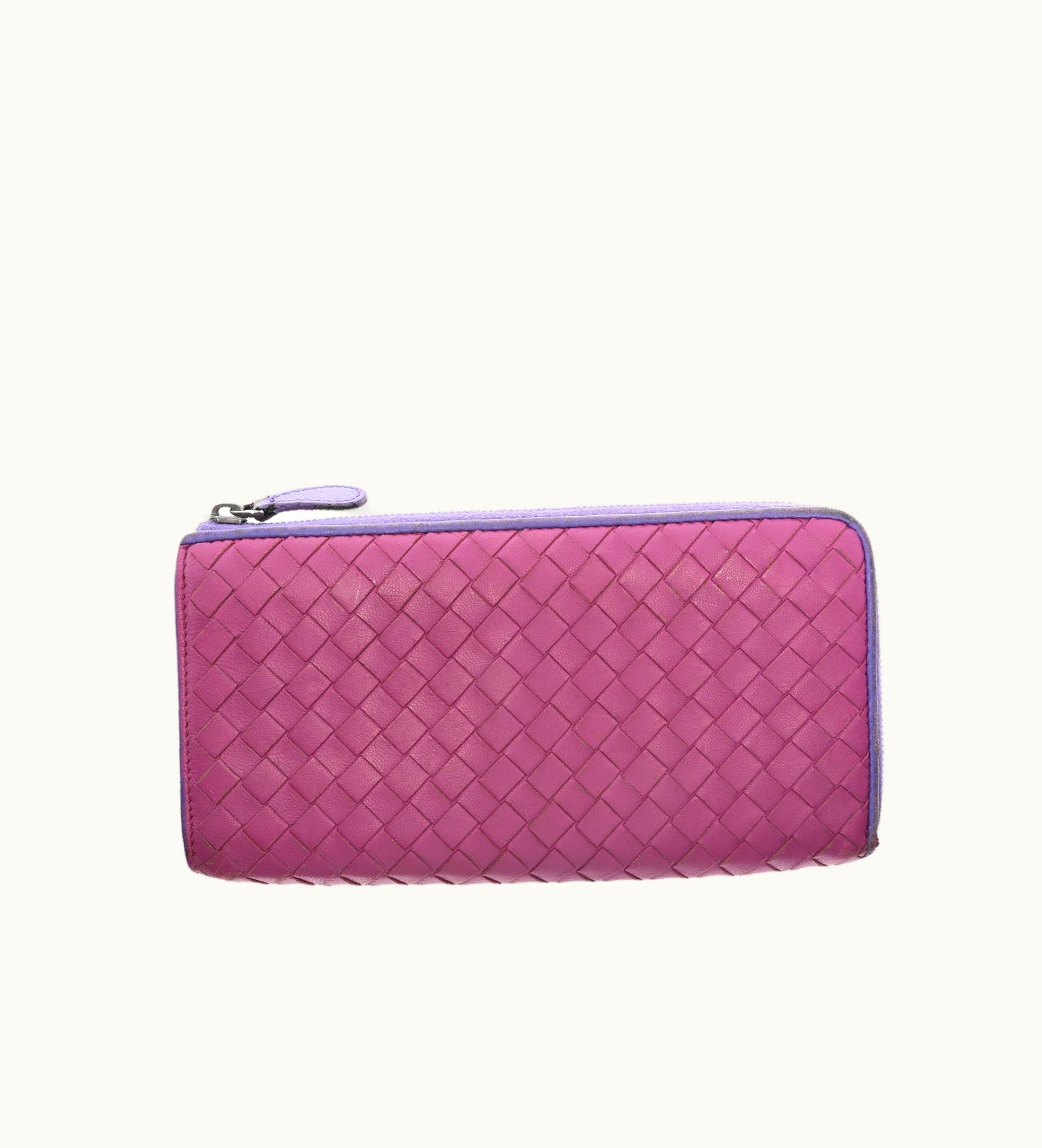 Bottega Veneta Bottega Veneta Wallet In Purple Leather