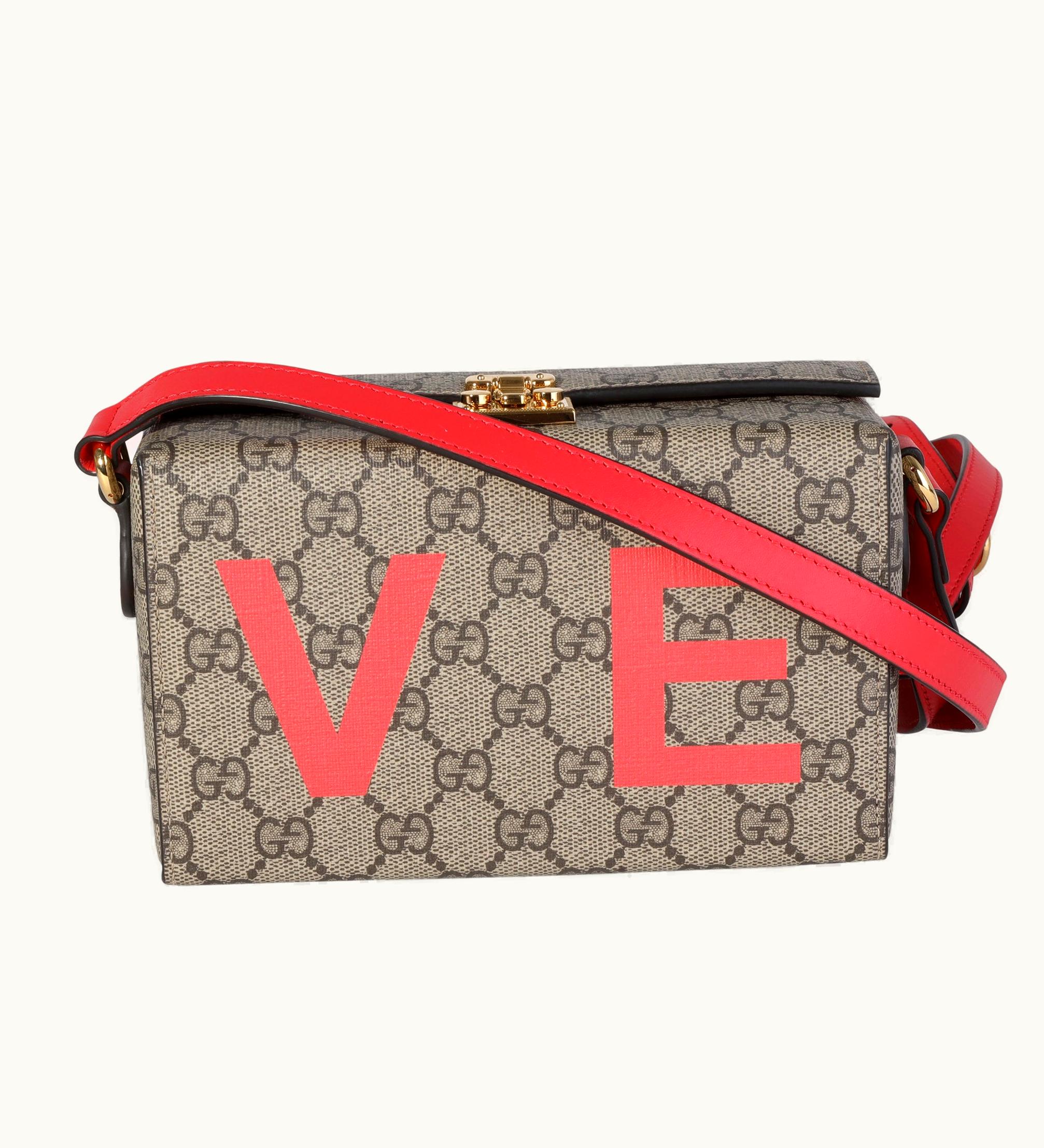 Gucci Gucci GG Supreme Valentine's Day Mini Box Bag