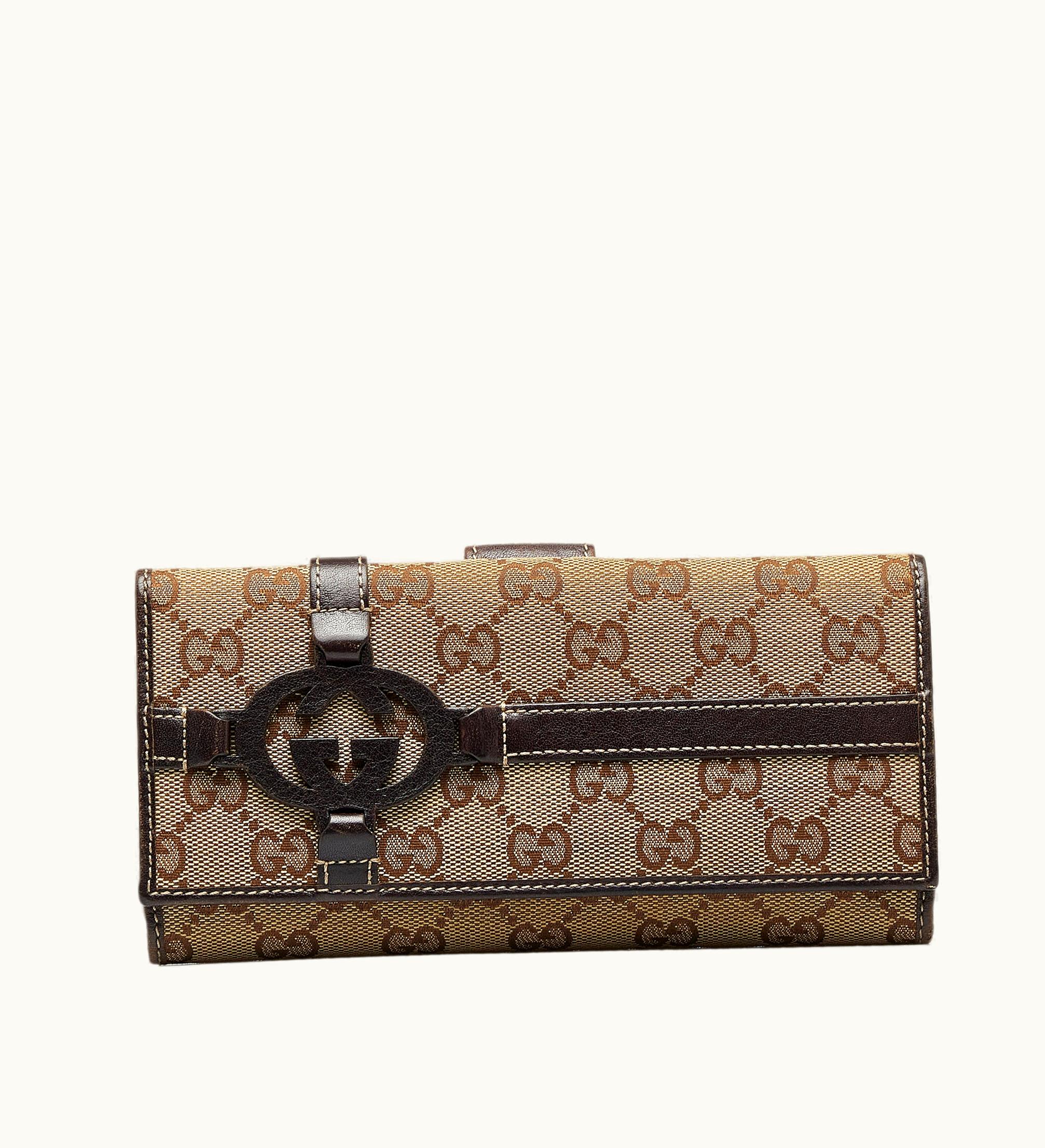 Gucci Gucci GG Canvas Royal Continental Wallet Long Wallets