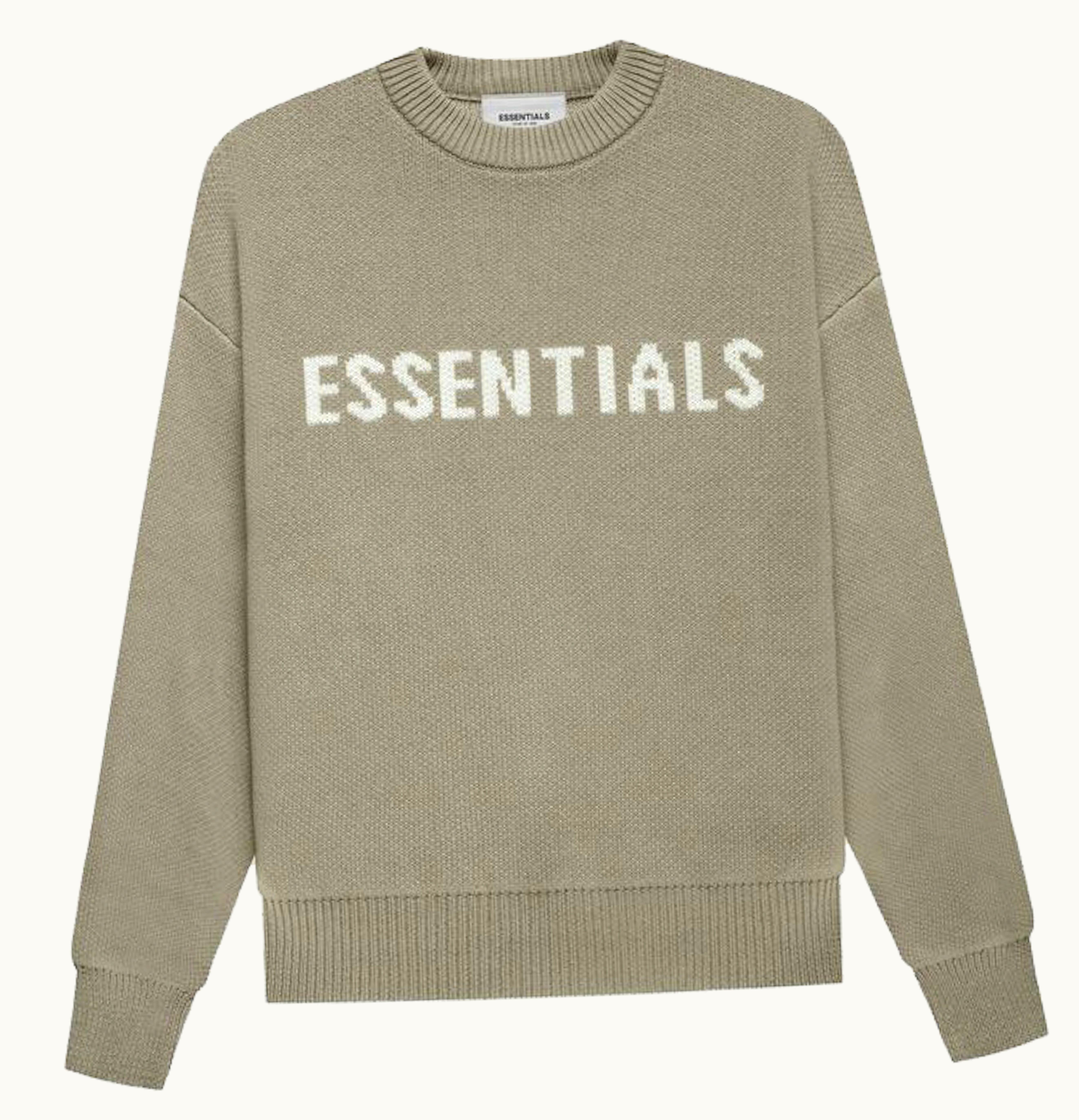 FEAR OF GOD Fear of God Essentials Kids Knit Pullover Pistachio