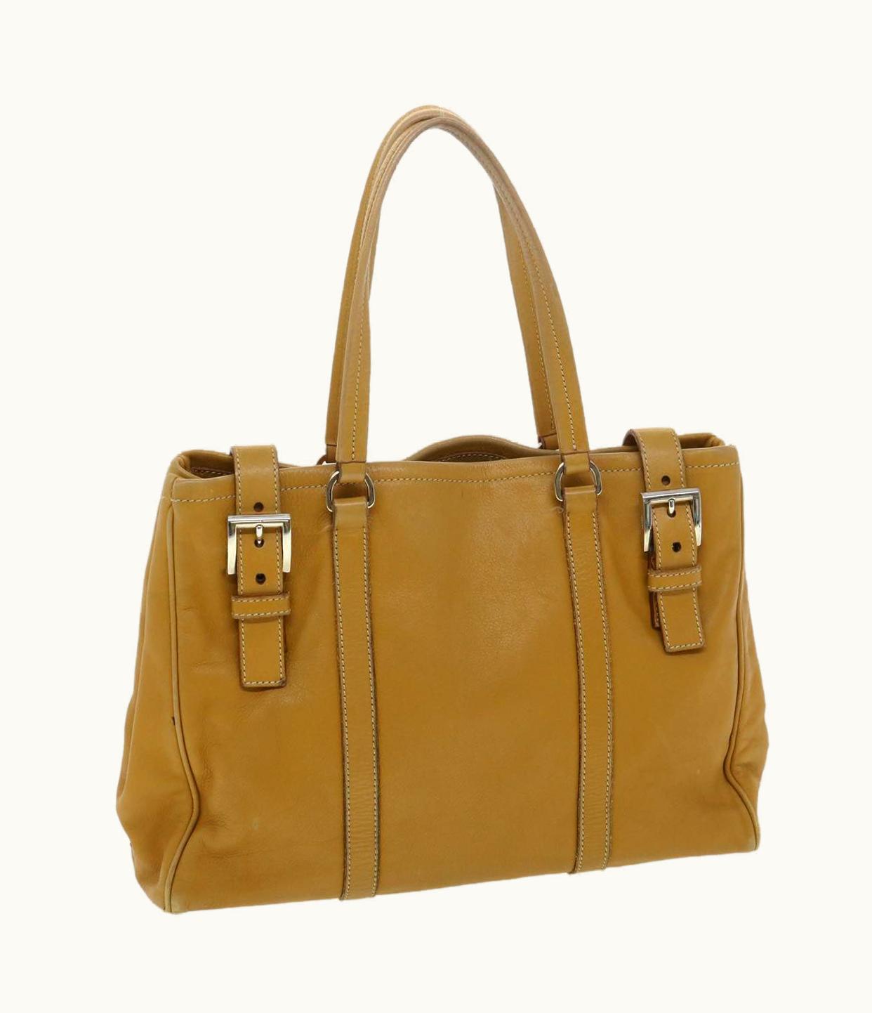 Prada Prada Shoulder Bag Leather Brown