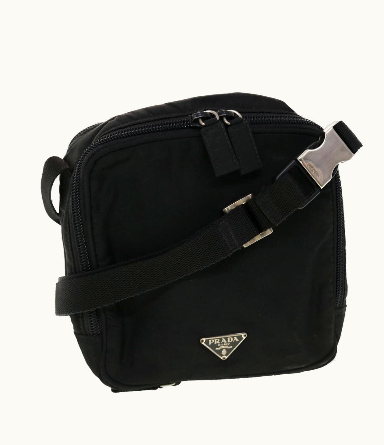 Prada Prada Shoulder Bag Nylon 3Way Black