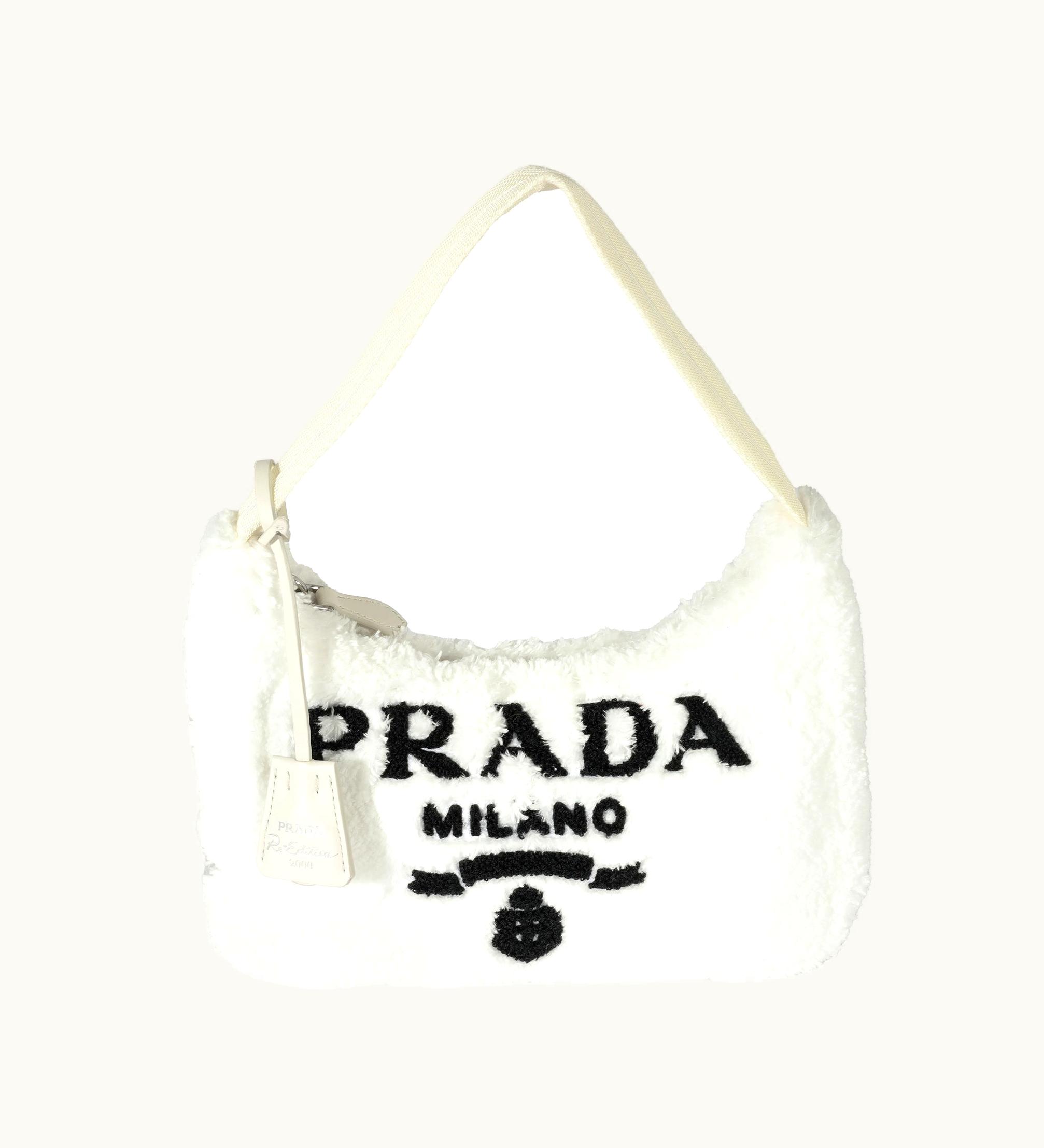 Prada Prada White Terry Re-Edition 2000 Mini Bag