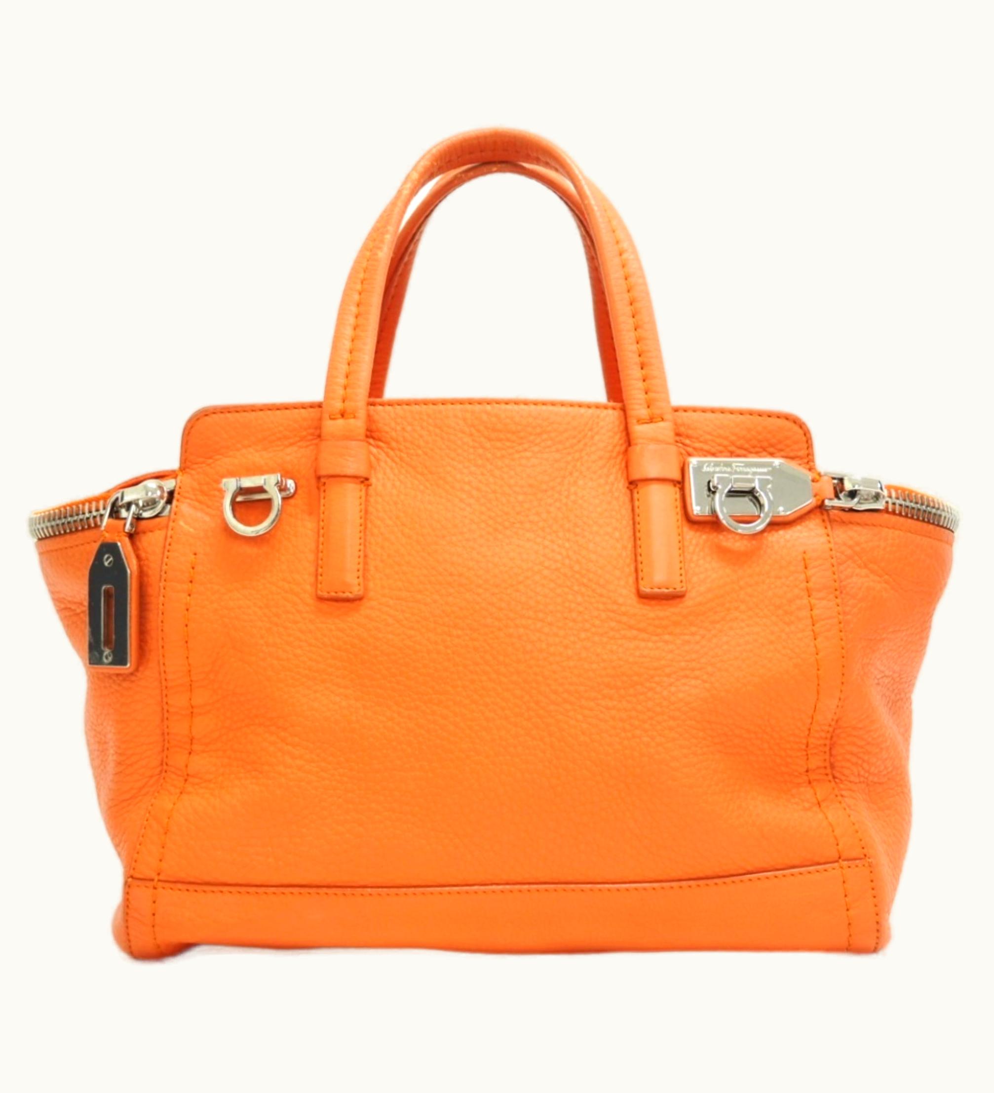 Salvatore Ferragamo Salvatore Ferragamo/ Ariana Handbag Orange Ladies