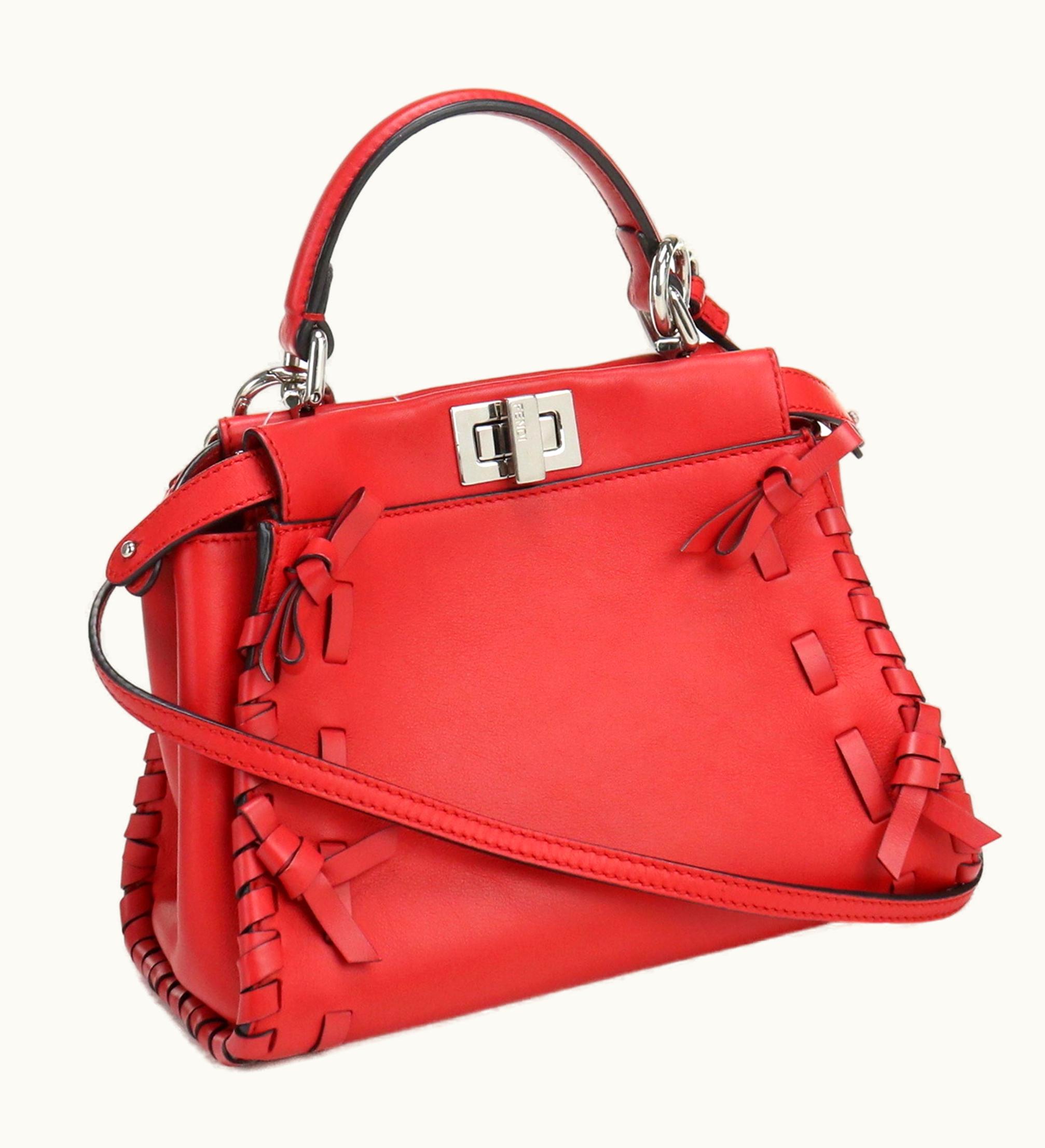 Fendi Peekaboo 8Bn244 A312 R0Y77 Handbag Leather Ladies