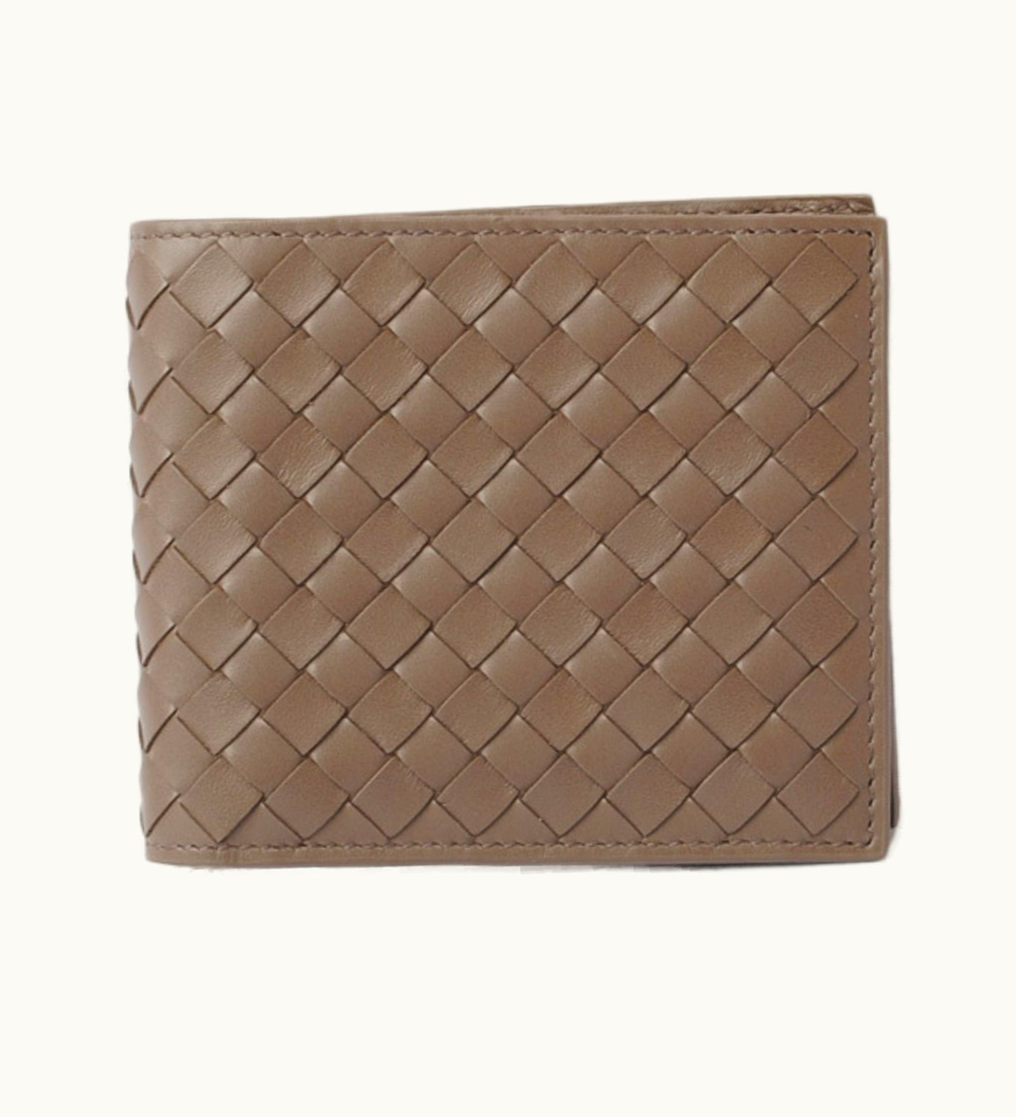 Bottega Veneta Wallet Bottega Veneta Folded Wallet Inlet Chart 113993 Khaki