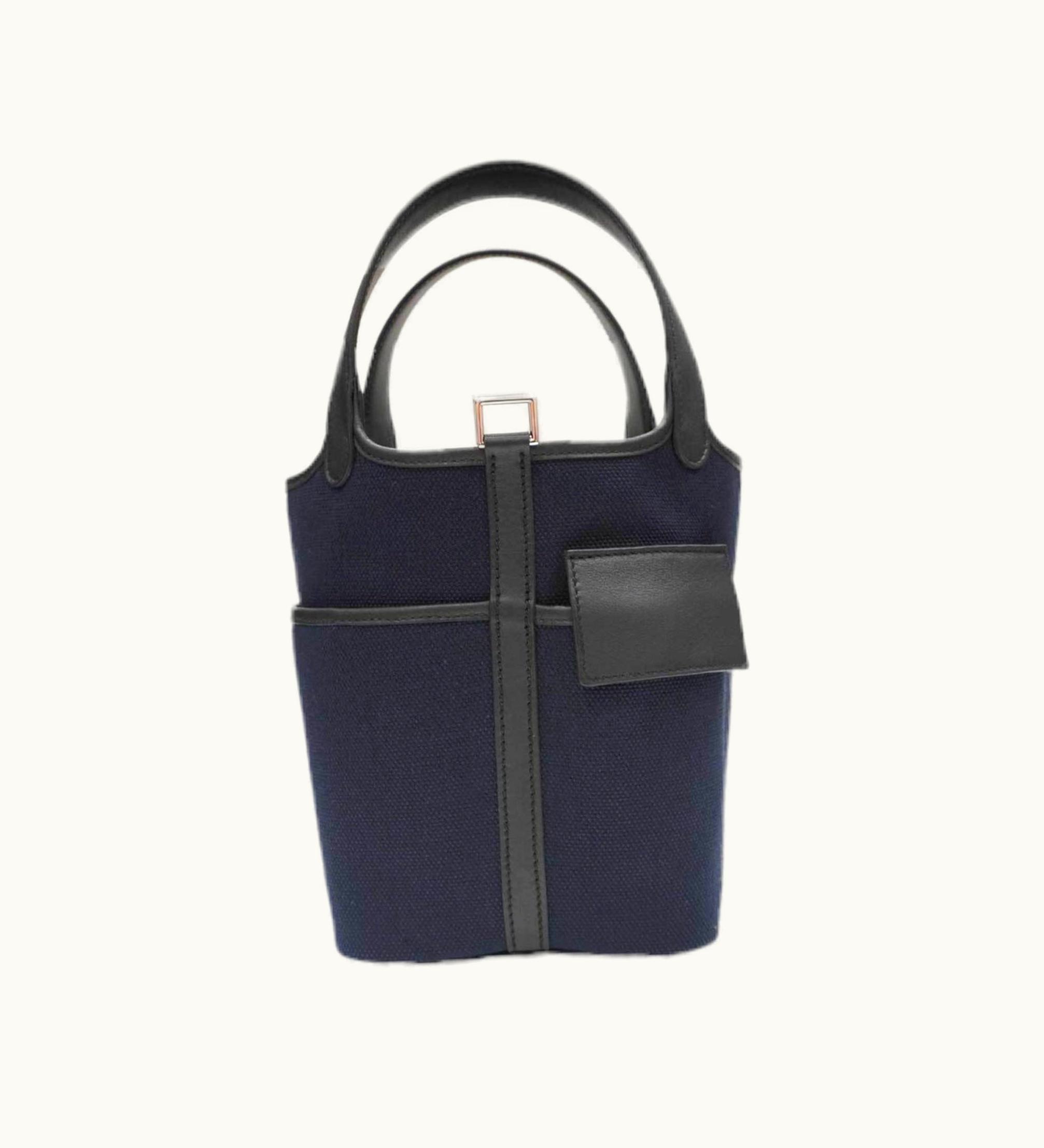 Hermès Picotin Cargo PM Handbag Tote Bag Blue Marine [Sv Metal Fittings] Towargo Elan X Swift U Engraved Women's Men's