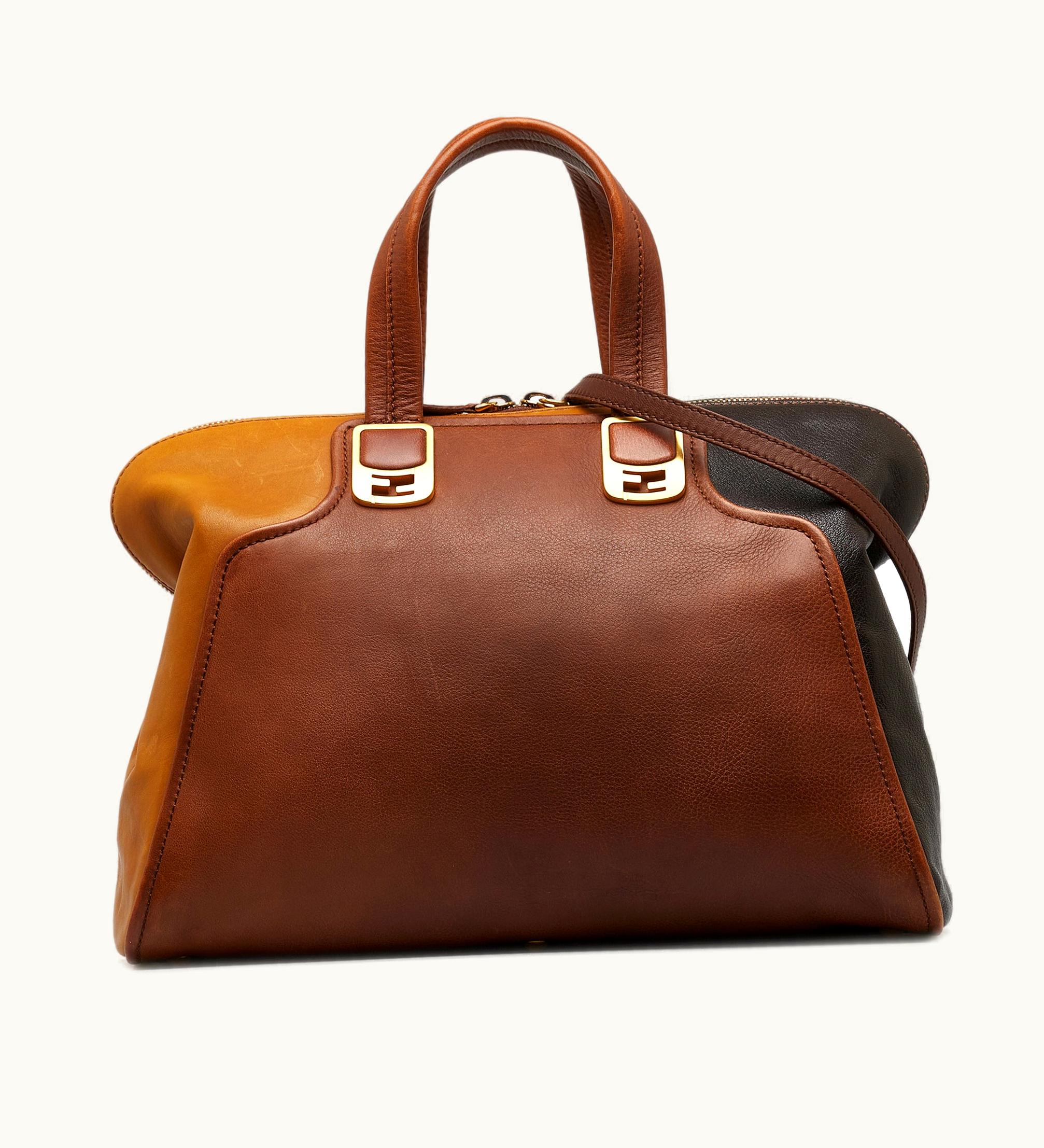 Fendi Colorblock Chameleon Satchel