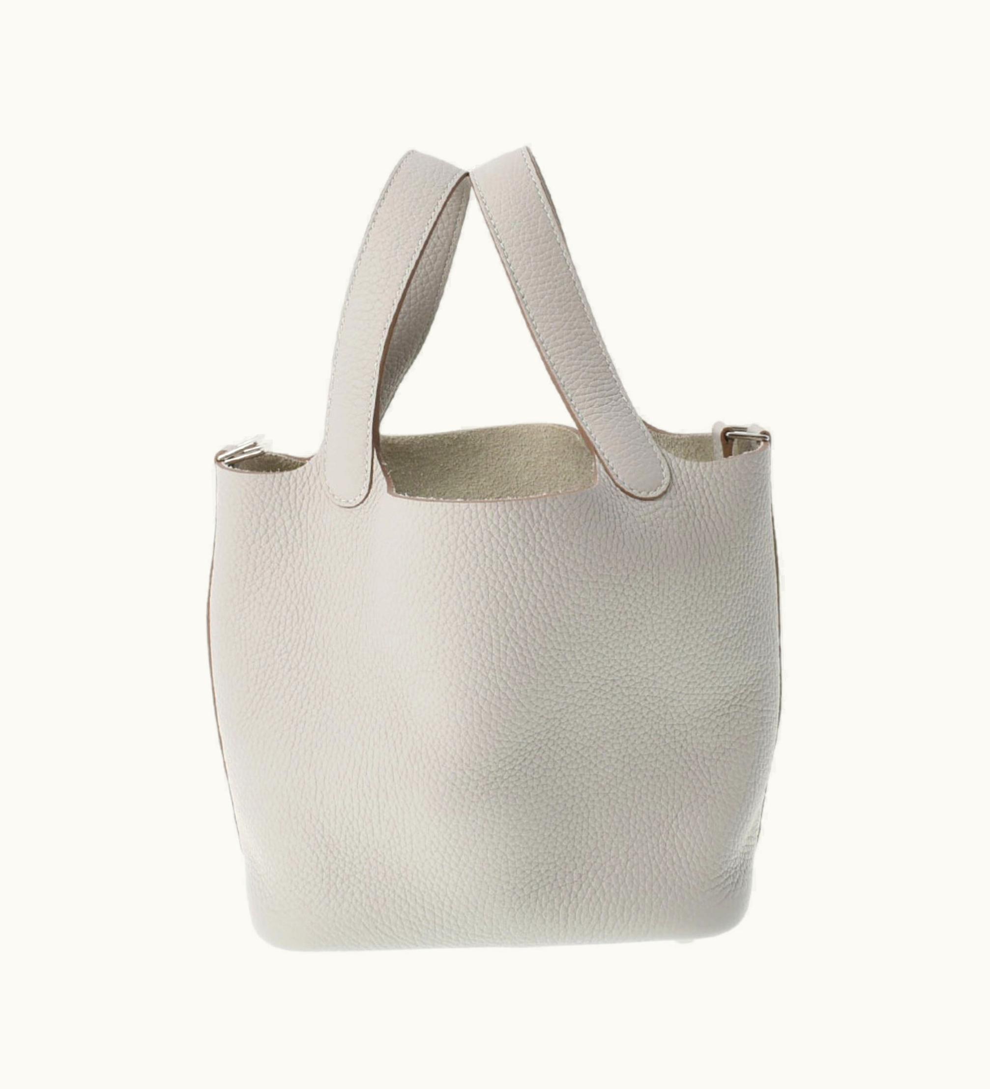 Hermès Picotin Lock PM Blue Pale Z Engraved (Around 2021) Ladies Taurillon Clemence Handbag