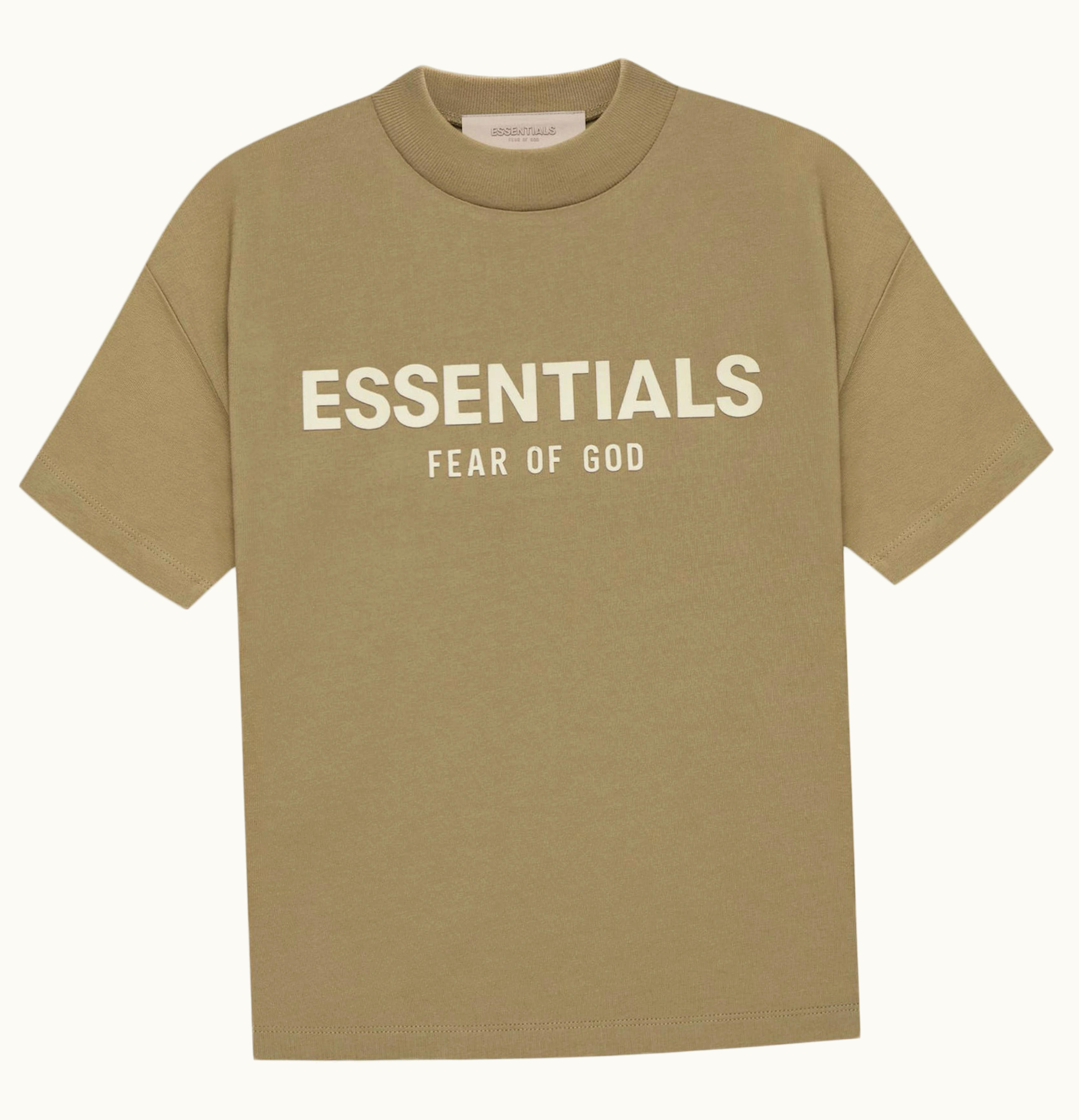 FEAR OF GOD Fear of God Essentials Kids T shirt Oak